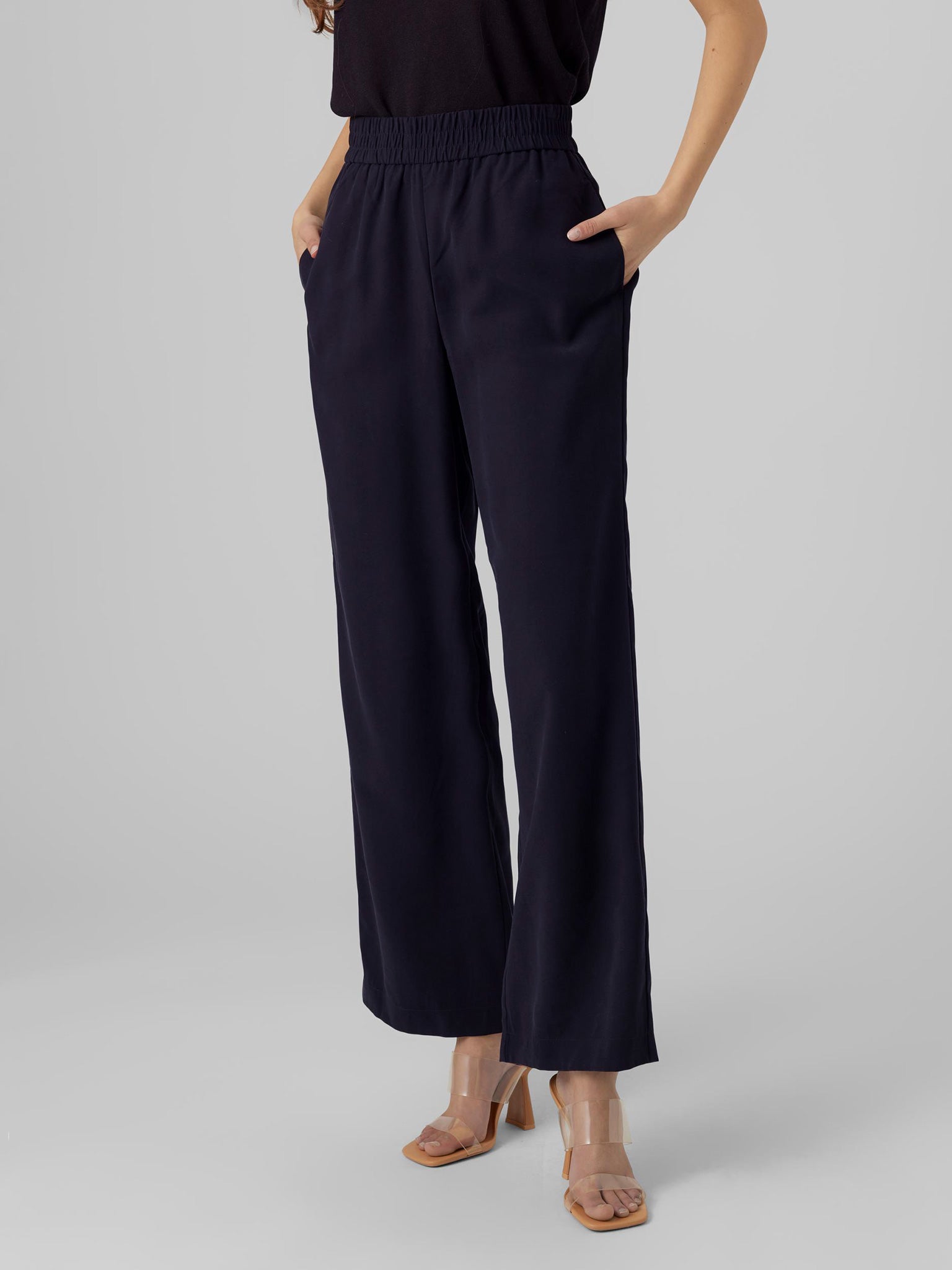 Γυναικεία παντελόνα VMCARMEN HIGH RISE TROUSERS 10278926 | 10278926