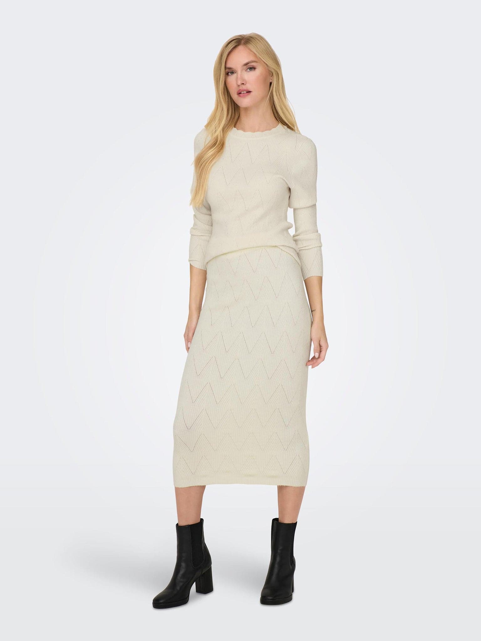 Γυναικεία φούστα maxi ONLMAI HW STRUCTURE SKIRT CC KNIT 15294441 | 15294441