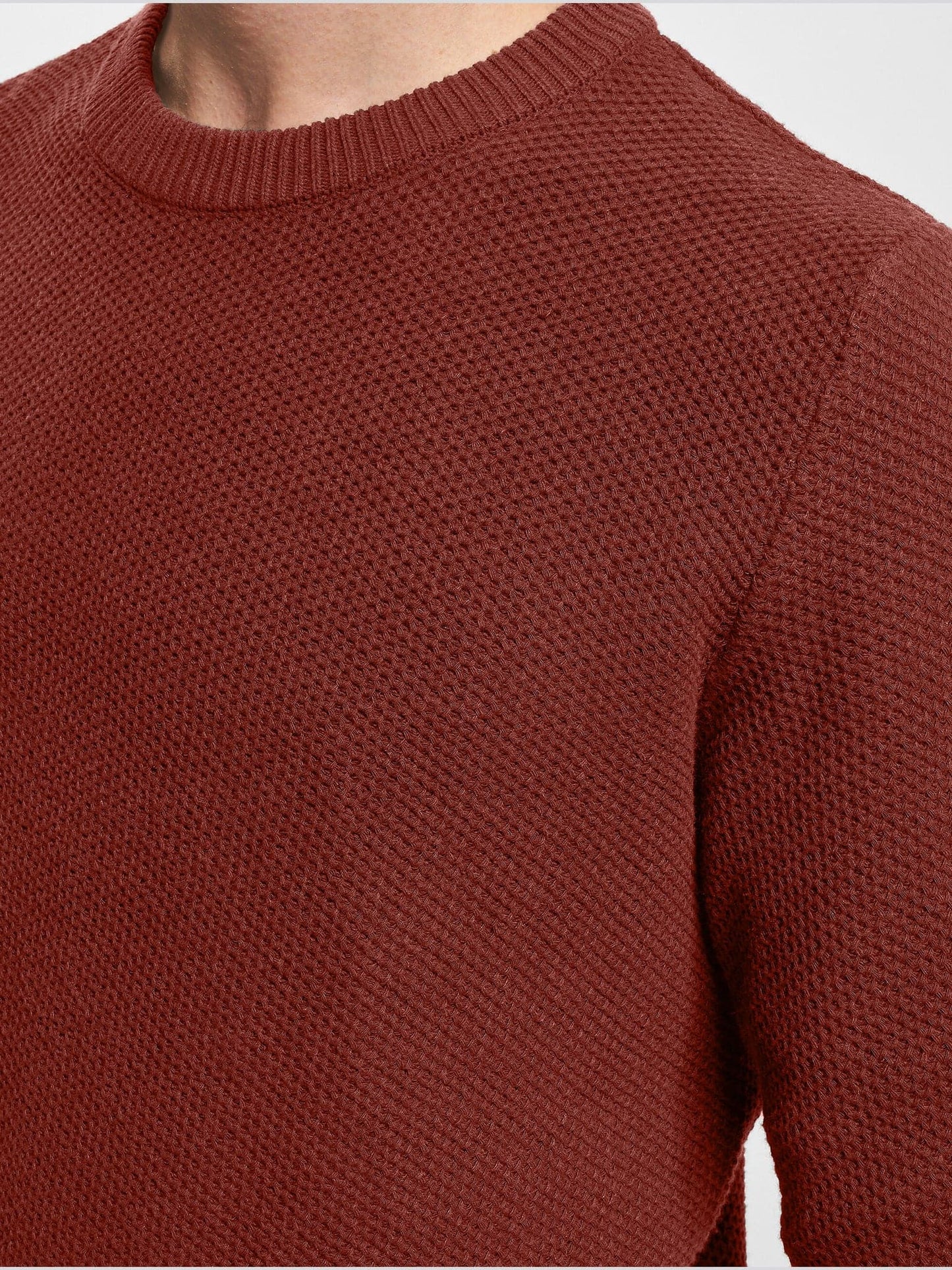 Ανδρική μπλούζα πλεκτή JORBRODY KNIT CREW NECK 12246611 | 12246611