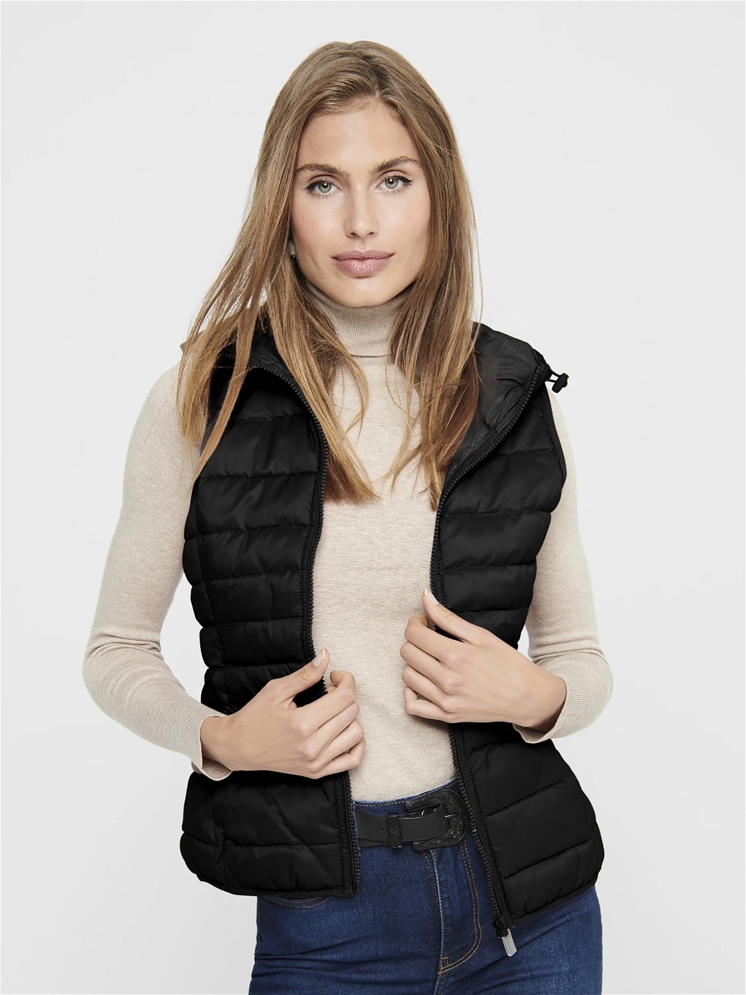 Γυναικείο γιλέκο puffer ONLNEWTAHOE HOOD WAISTCOAT OTW NOOS 15205760 |  15205760