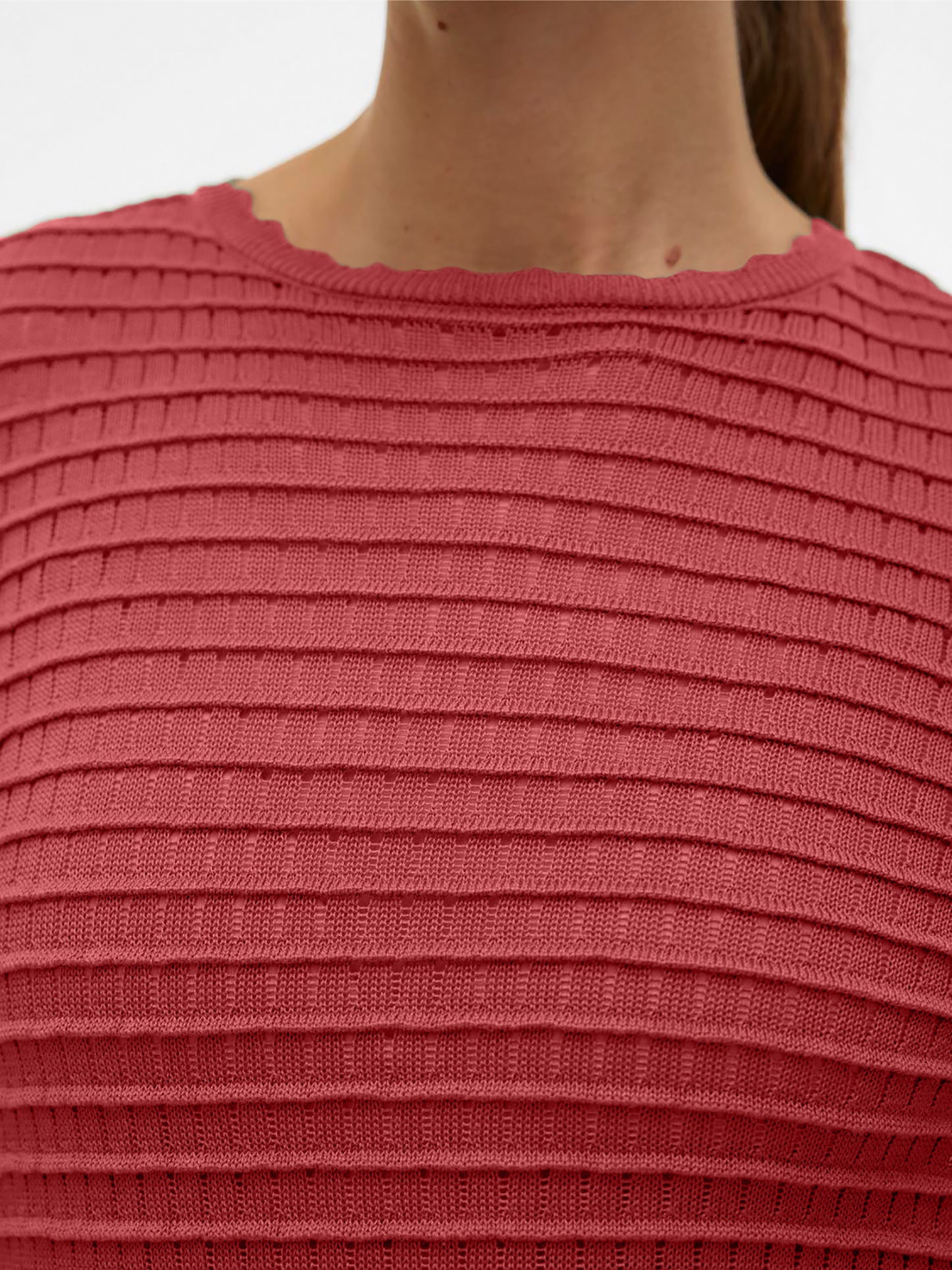 Γυναικεία μπλούζα ψιλή πλέξη VMERICA LS O-NECK PULLOVER GA BOOS 10300153 | 10300153