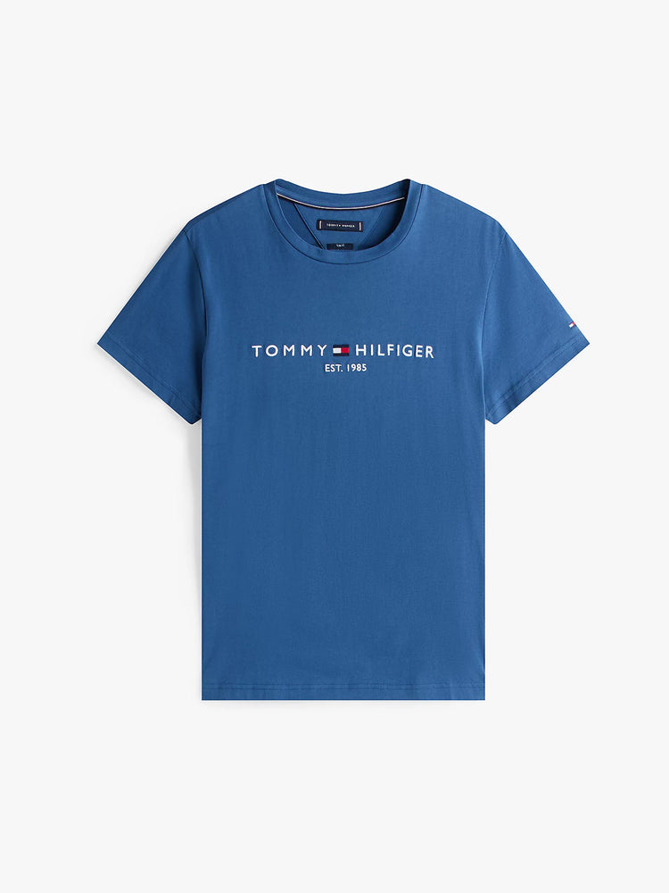 Ανδρικό t-shirt slim fit TOMMY LOGO TEE MW0MW11797DBZ | MW0MW11797DBZ