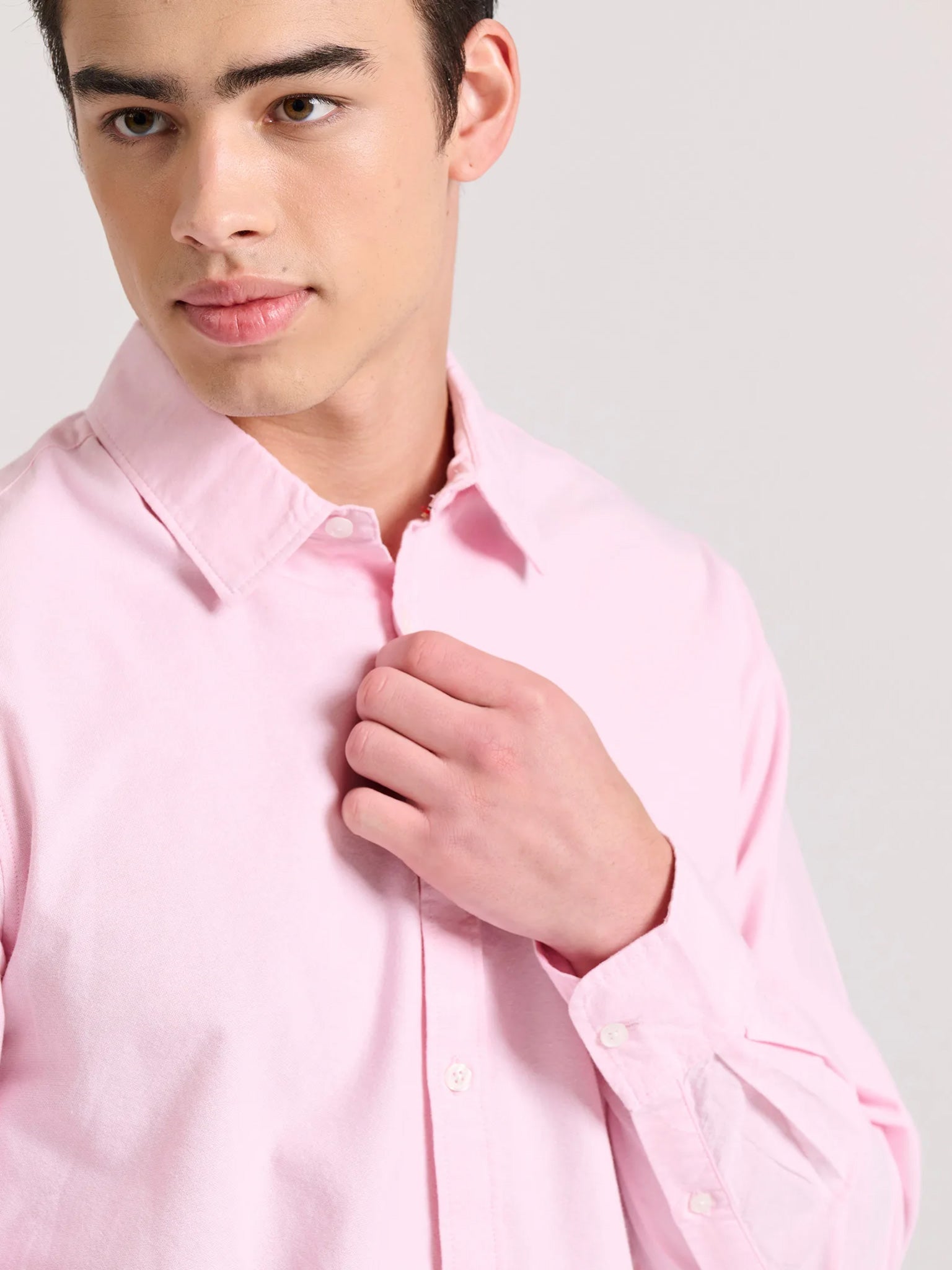 Ανδρικό πουκάμισο FBM009-034-05 PINK | FBM009-034-05
