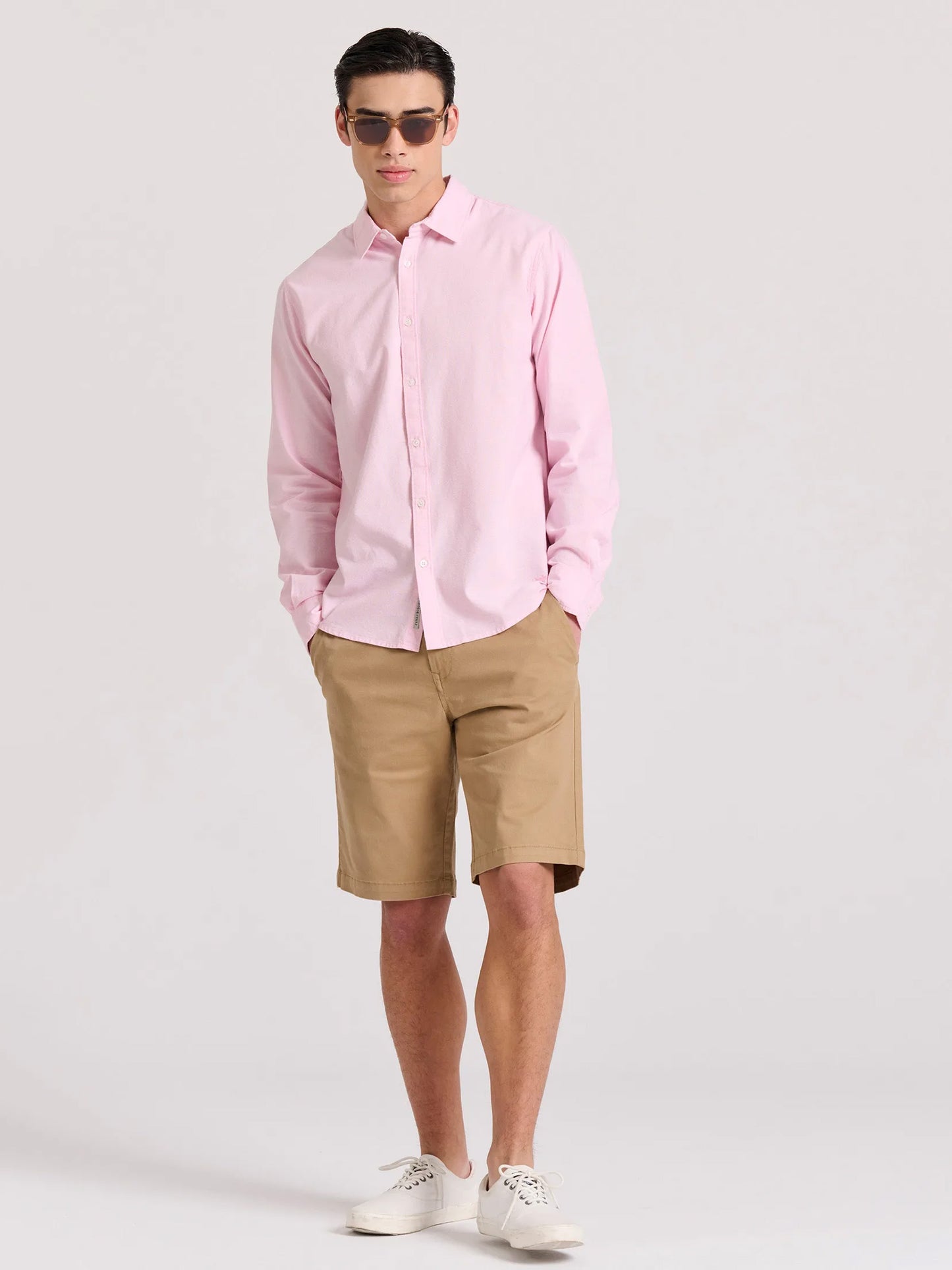 Ανδρικό πουκάμισο FBM009-034-05 PINK | FBM009-034-05