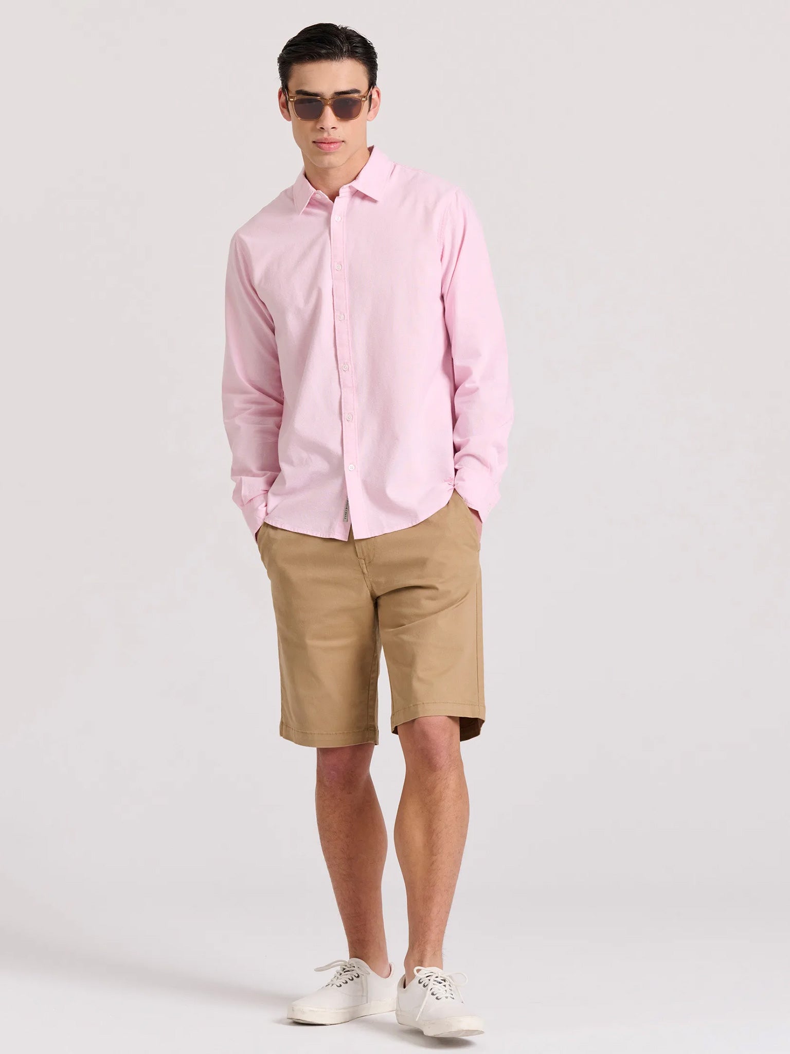 Ανδρικό πουκάμισο FBM009-034-05 PINK | FBM009-034-05