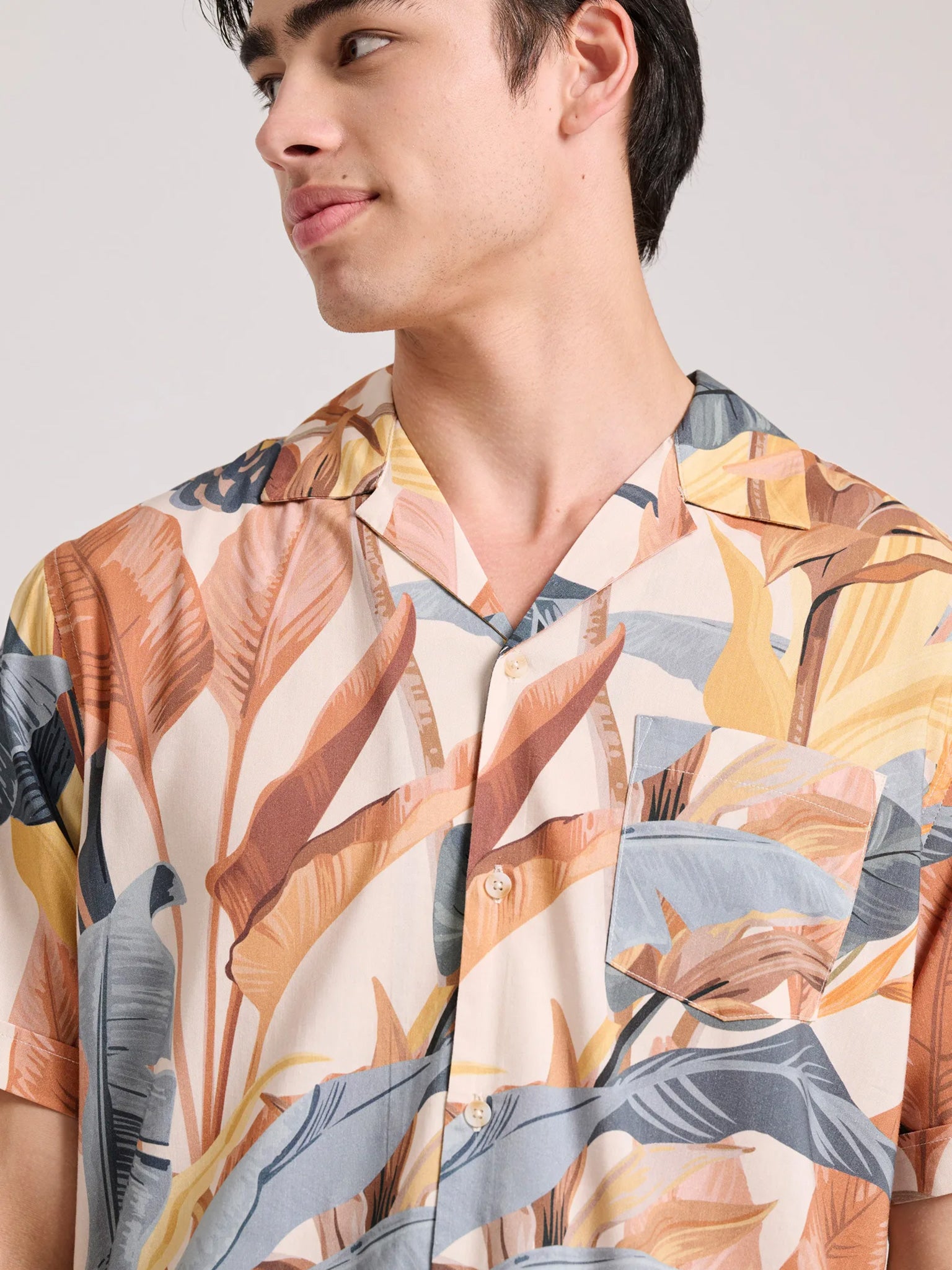 Ανδρικό πουκάμισο FBM009-030-05 CORAL PINK | FBM009-030-05