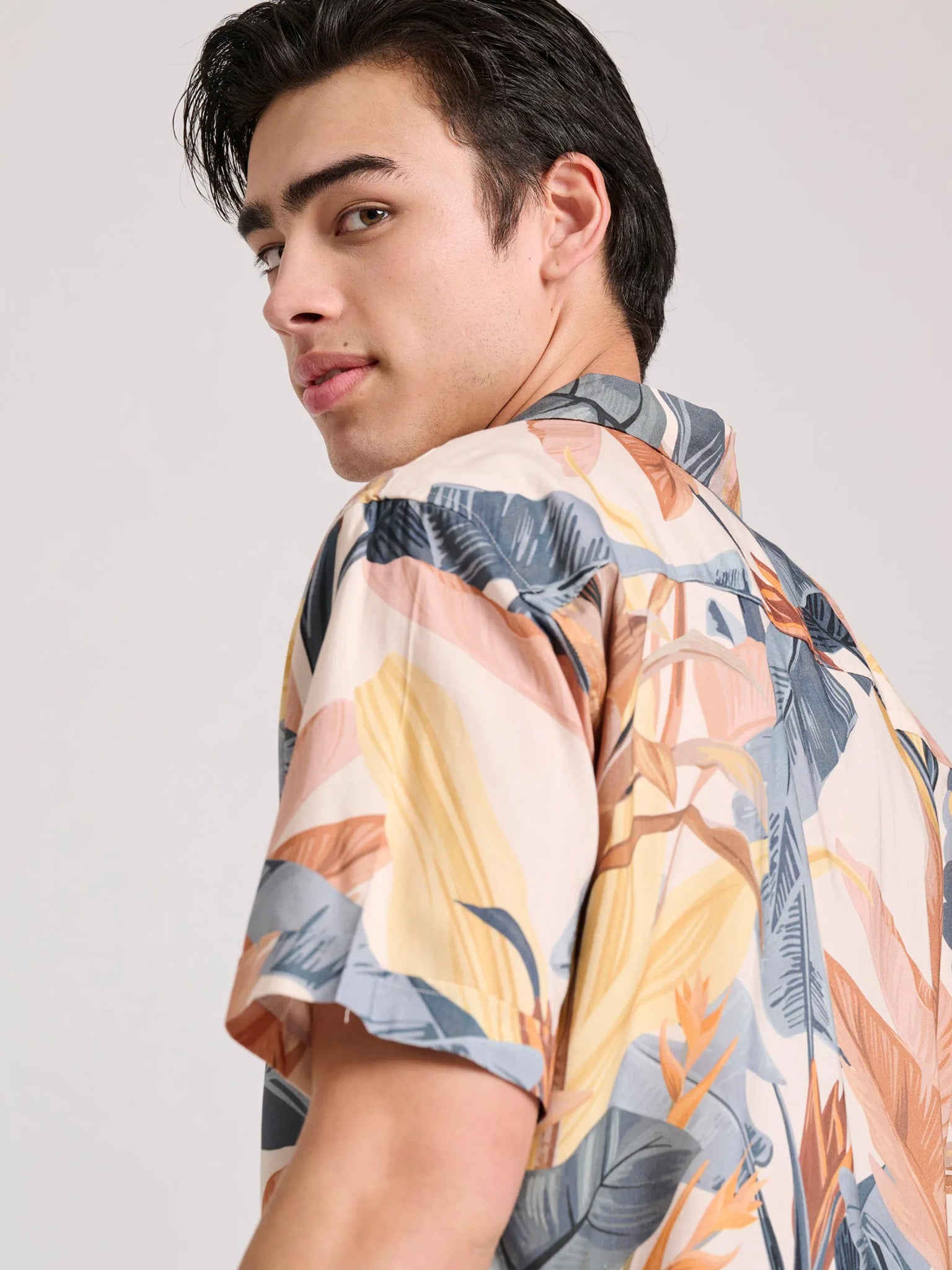 Ανδρικό πουκάμισο FBM009-030-05 CORAL PINK | FBM009-030-05