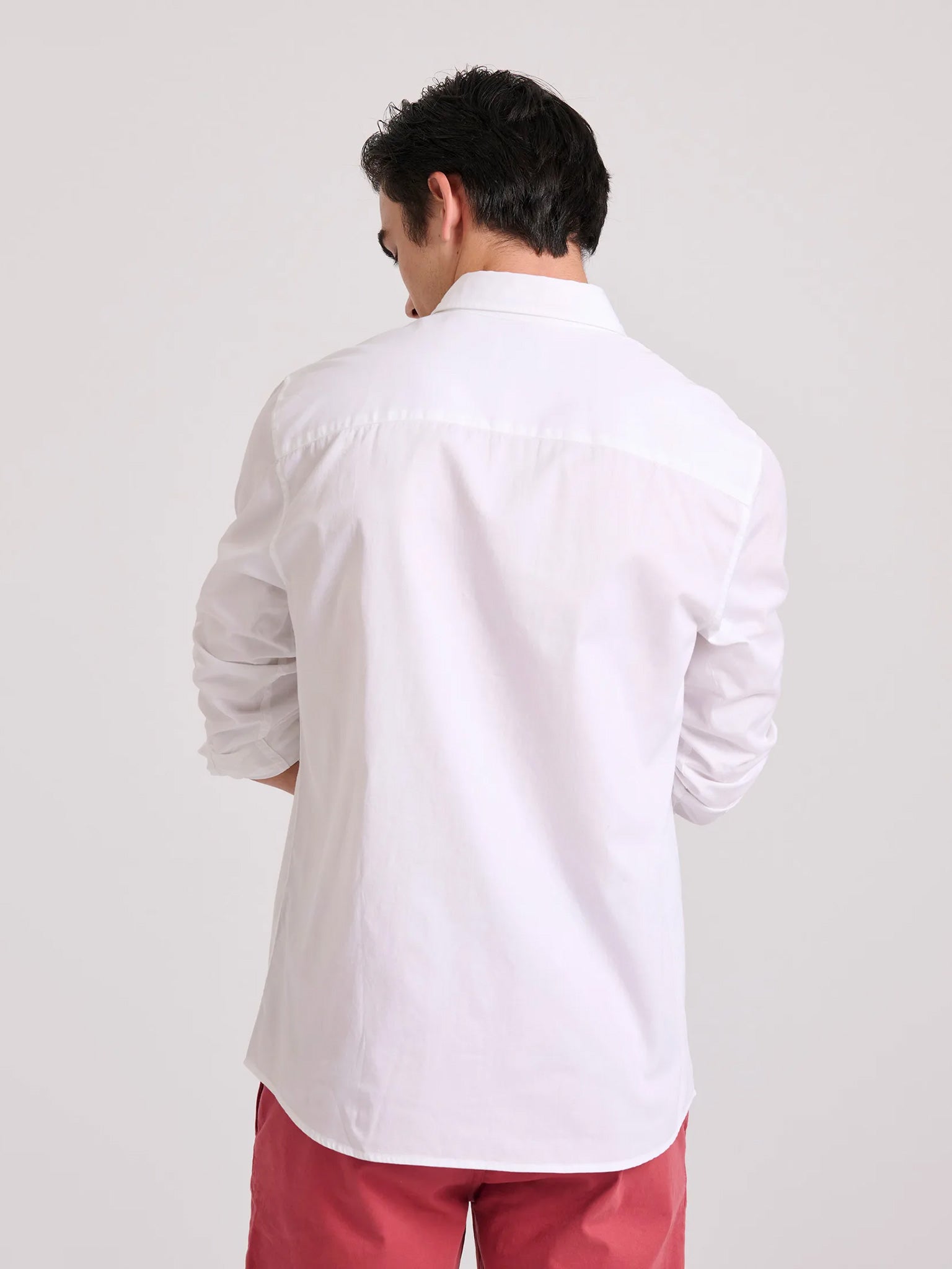 Ανδρικό πουκάμισο FBM009-015-05 WHITE | FBM009-015-05