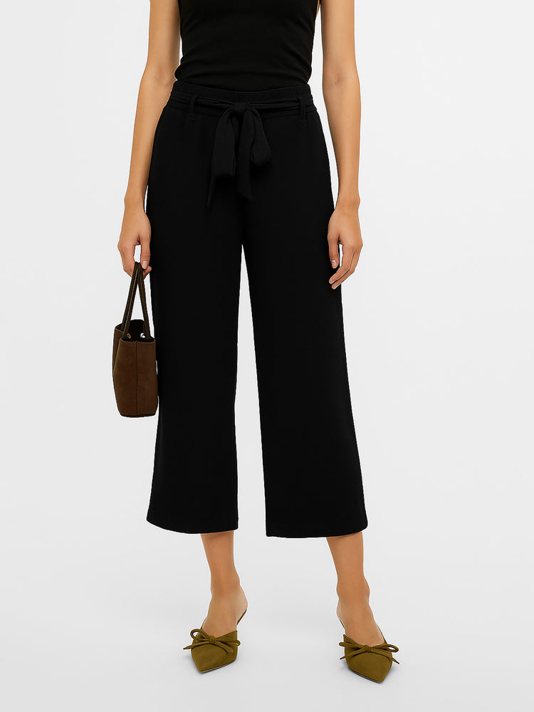 Γυναικεία ζιπ κιλότ ONLNOVA LIFE VIS CROP PALAZZO PANT SOLID 15222224 | 15222224
