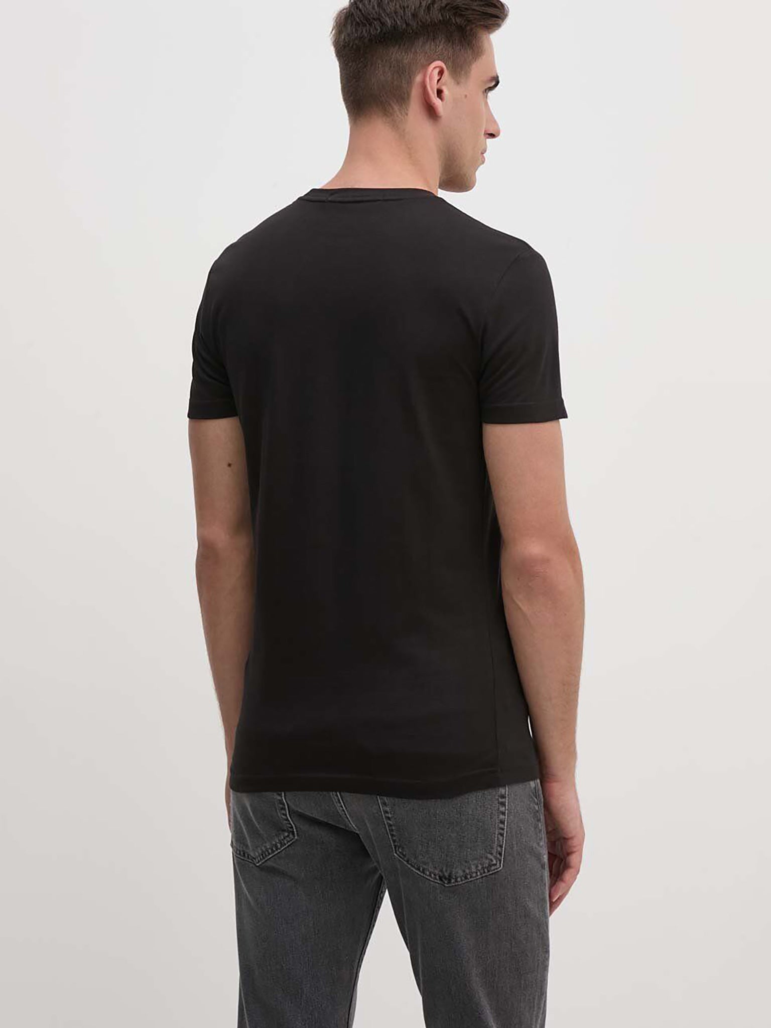 Ανδρικό t-shirt OUTLINE MONOLOGO TEE J30J325678BEH | J30J325678BEH