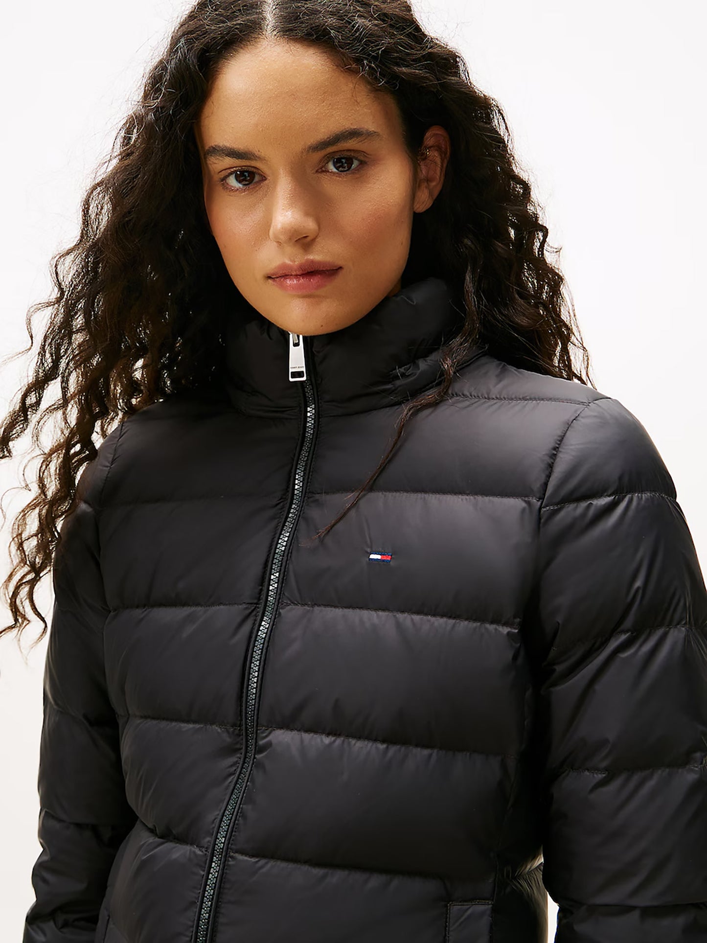 Γυναικείο μπουφάν TJW ESSENTIAL HOODED DOWN COAT DW0DW18864BDS | DW0DW18864BDS