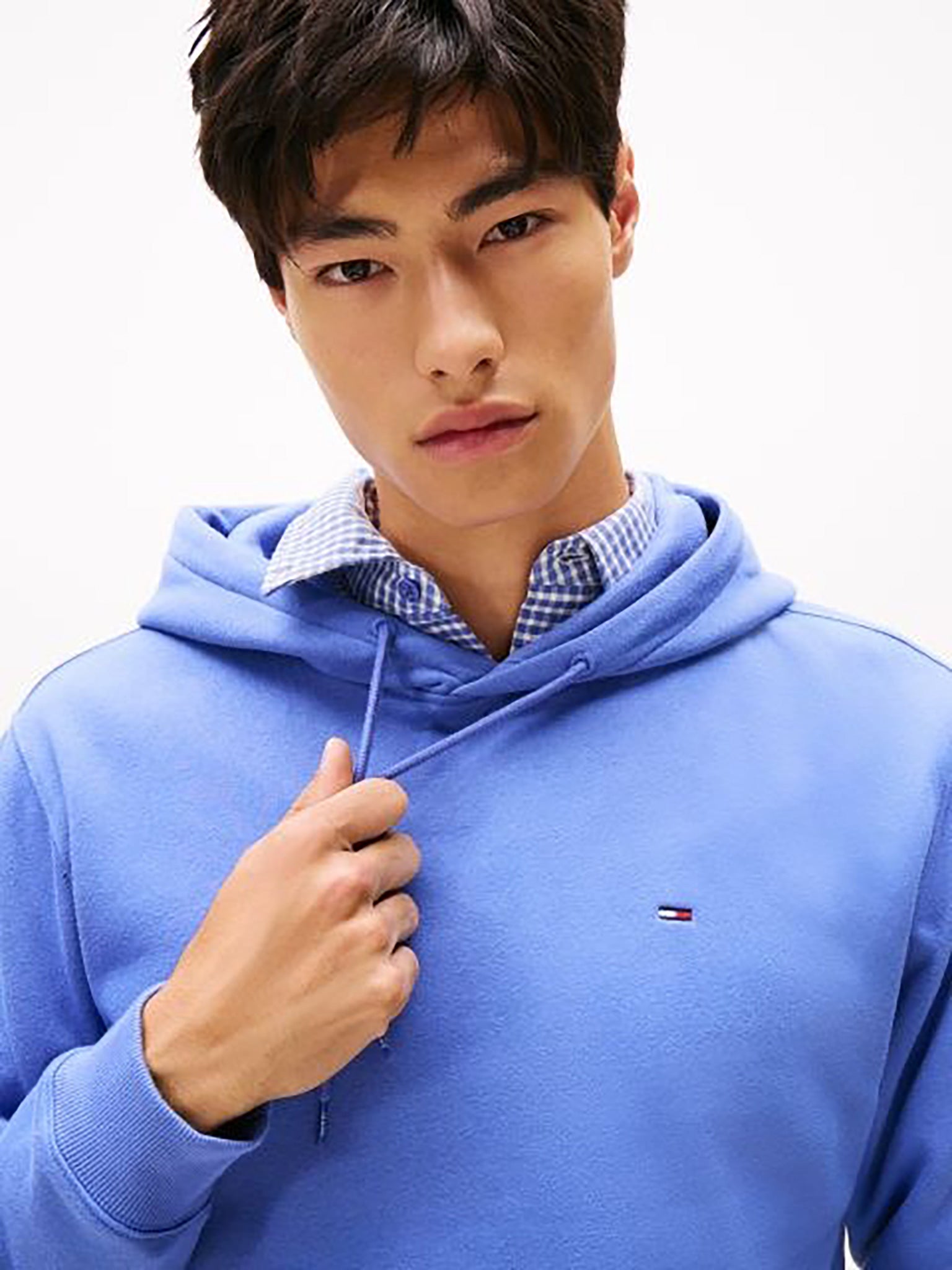 Ανδρική μπλούζα φούτερ TJM REG S FLAG HOODIE DM0DM20742C6D | DM0DM20742C6D