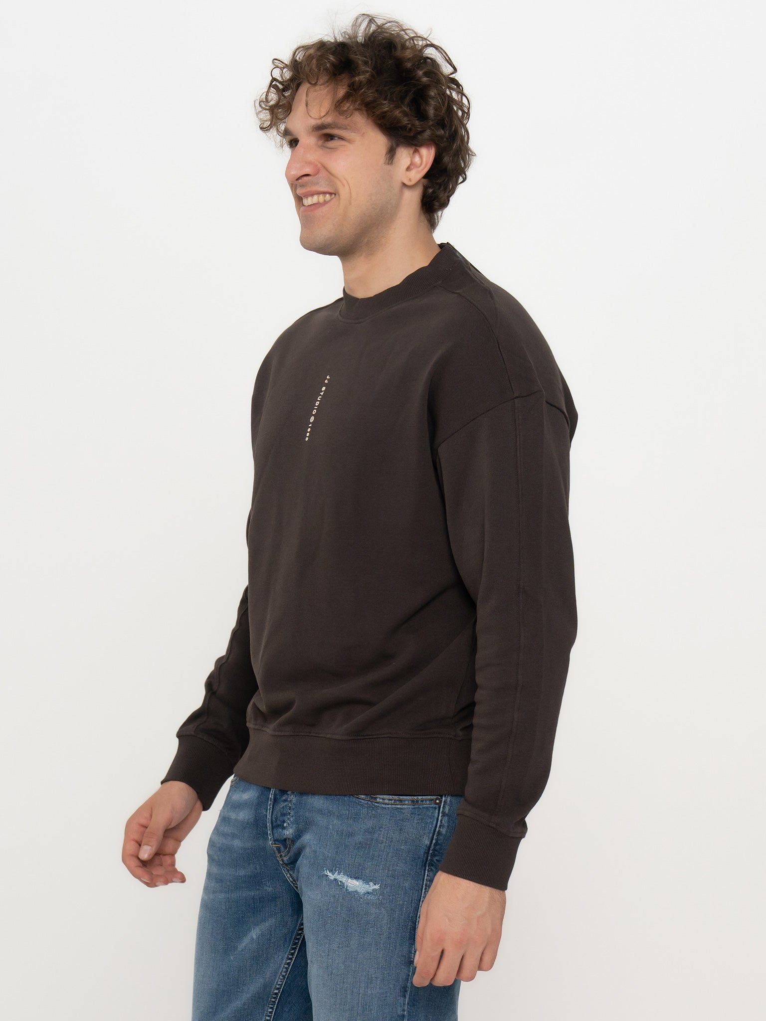 Ανδρική μπλούζα φούτερ JJMICAH SWEAT CREW NECK 12256808 | 12256808