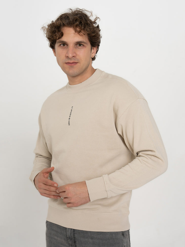 Ανδρική μπλούζα φούτερ JJMICAH SWEAT CREW NECK 12256808 | 12256808