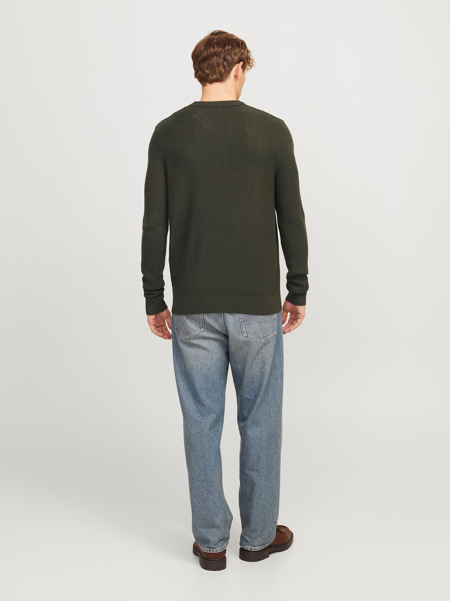 Ανδρική μπλούζα πλεκτή JJROY KNIT CREW NECK 12258569 | 12258569