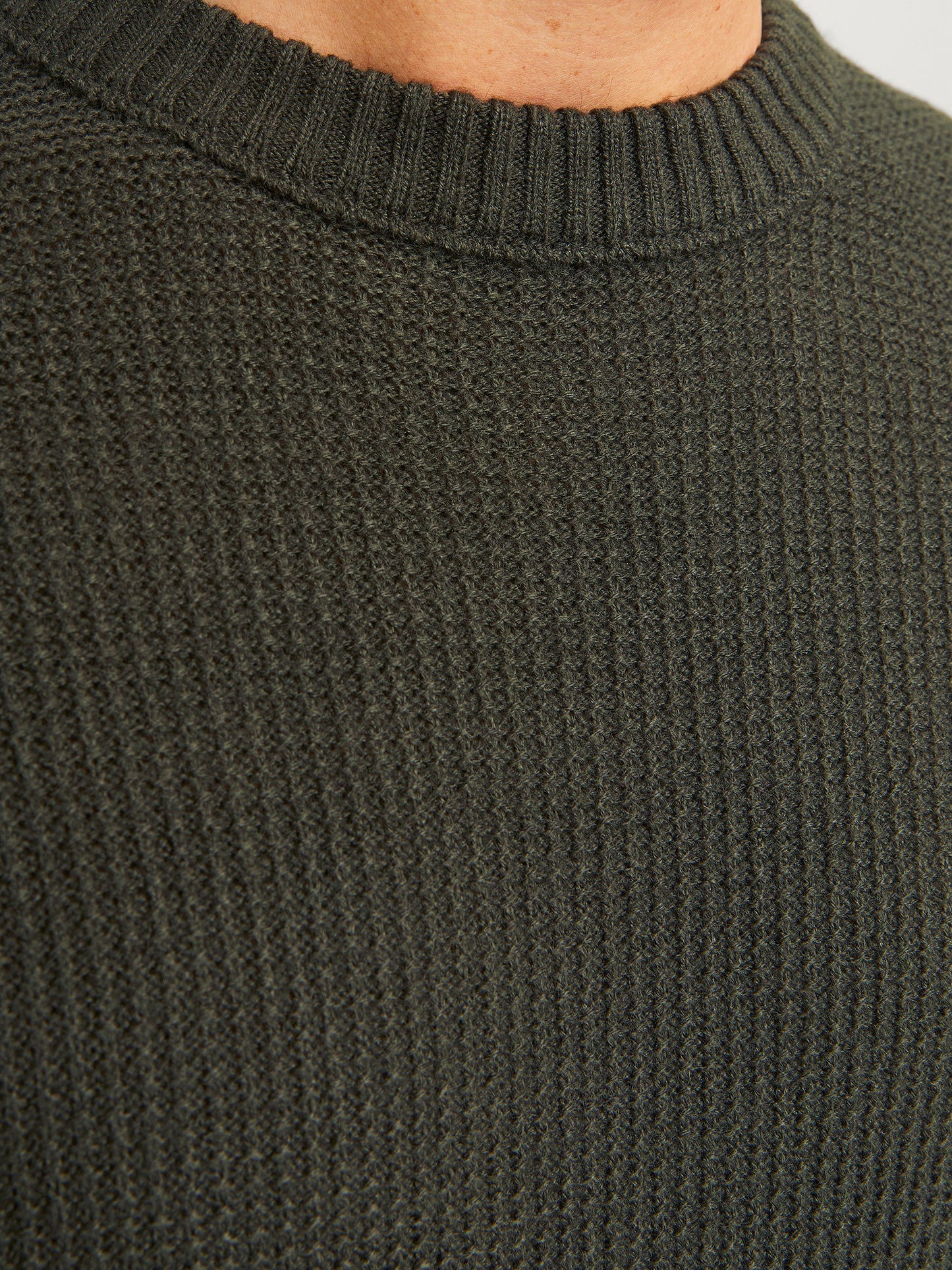 Ανδρική μπλούζα πλεκτή JJROY KNIT CREW NECK 12258569 | 12258569