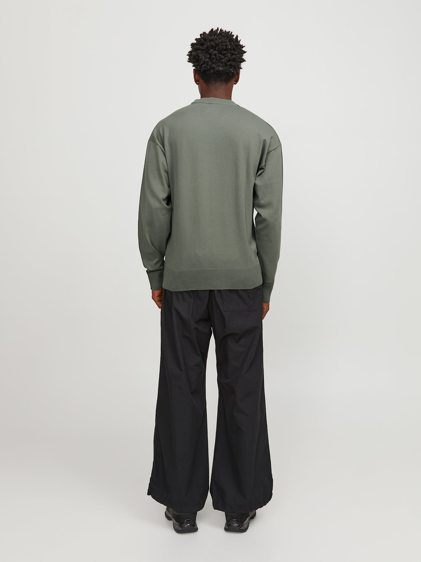 Ανδρική μπλούζα πλεκτή JCOCOLLECTIVE KNIT CREW NECK 12251556 | 12251556