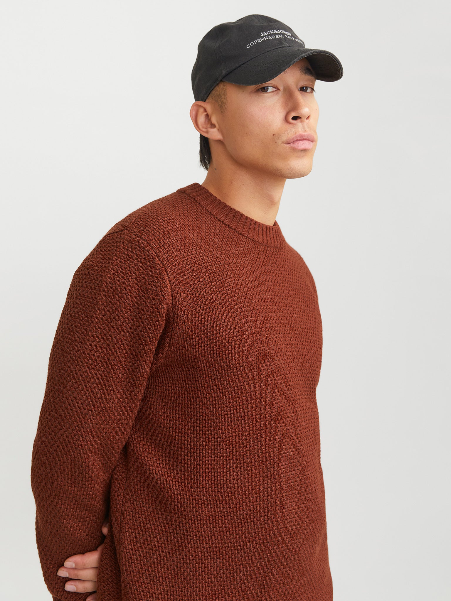 Ανδρική μπλούζα πλεκτή JOREATON KNIT CREW NECK 12266391 | 12266391