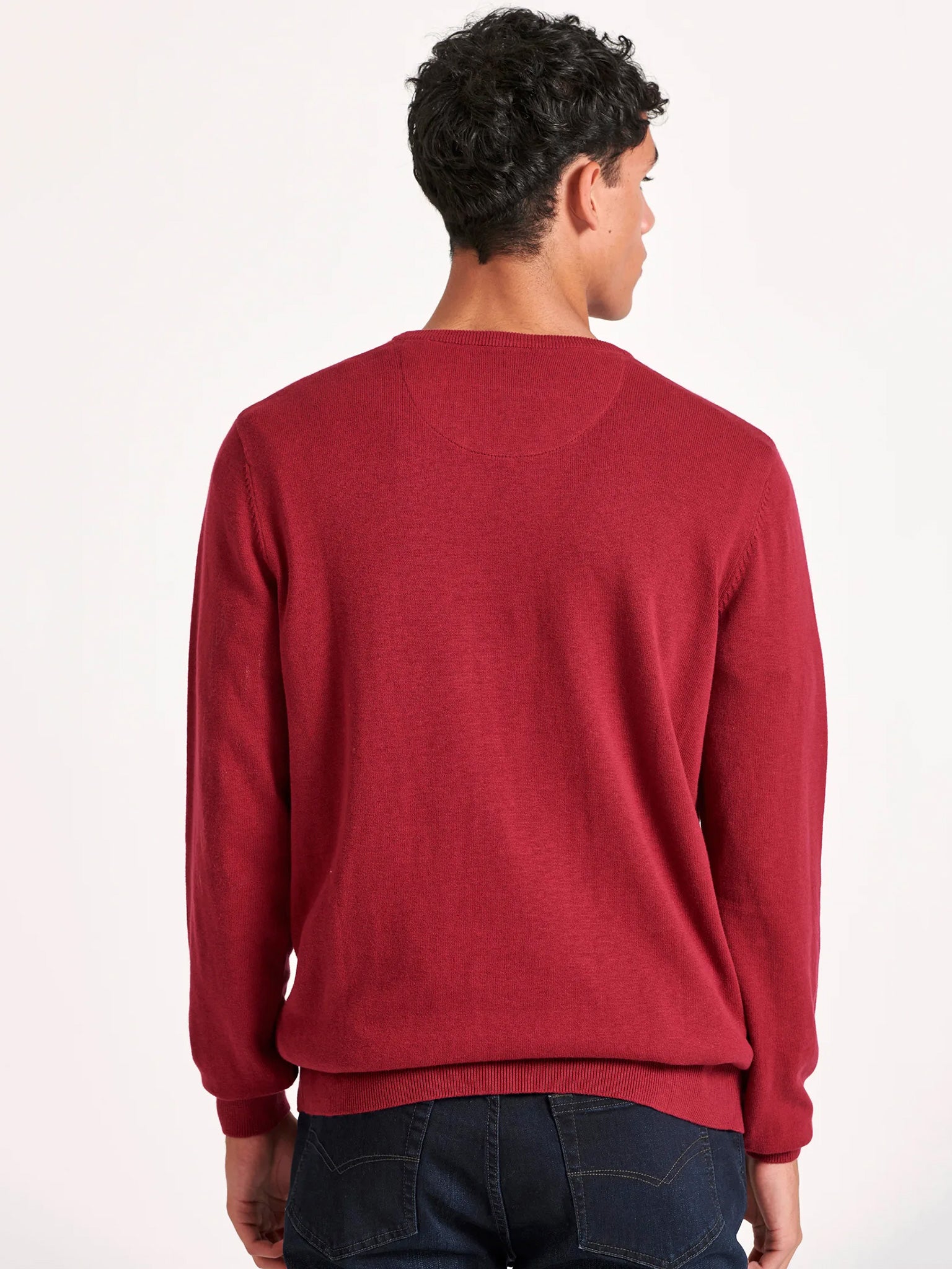 Ανδρική μπλούζα πλεκτή FBM010-001-09 BERRY MEL | FBM010-001-09