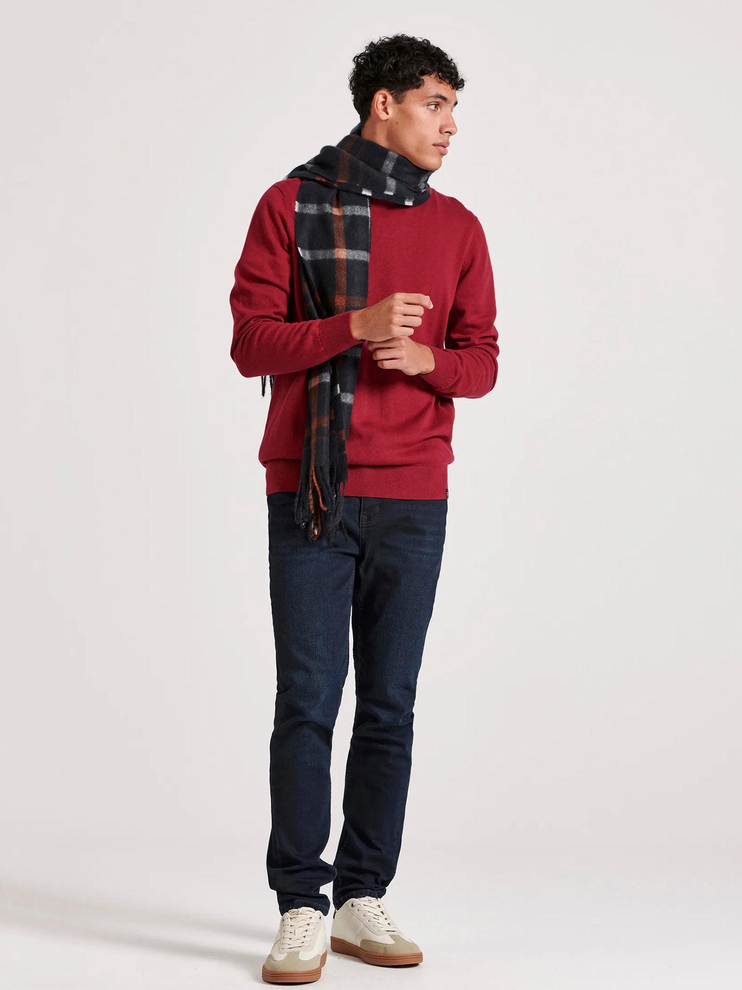 Ανδρική μπλούζα πλεκτή FBM010-001-09 BERRY MEL | FBM010-001-09