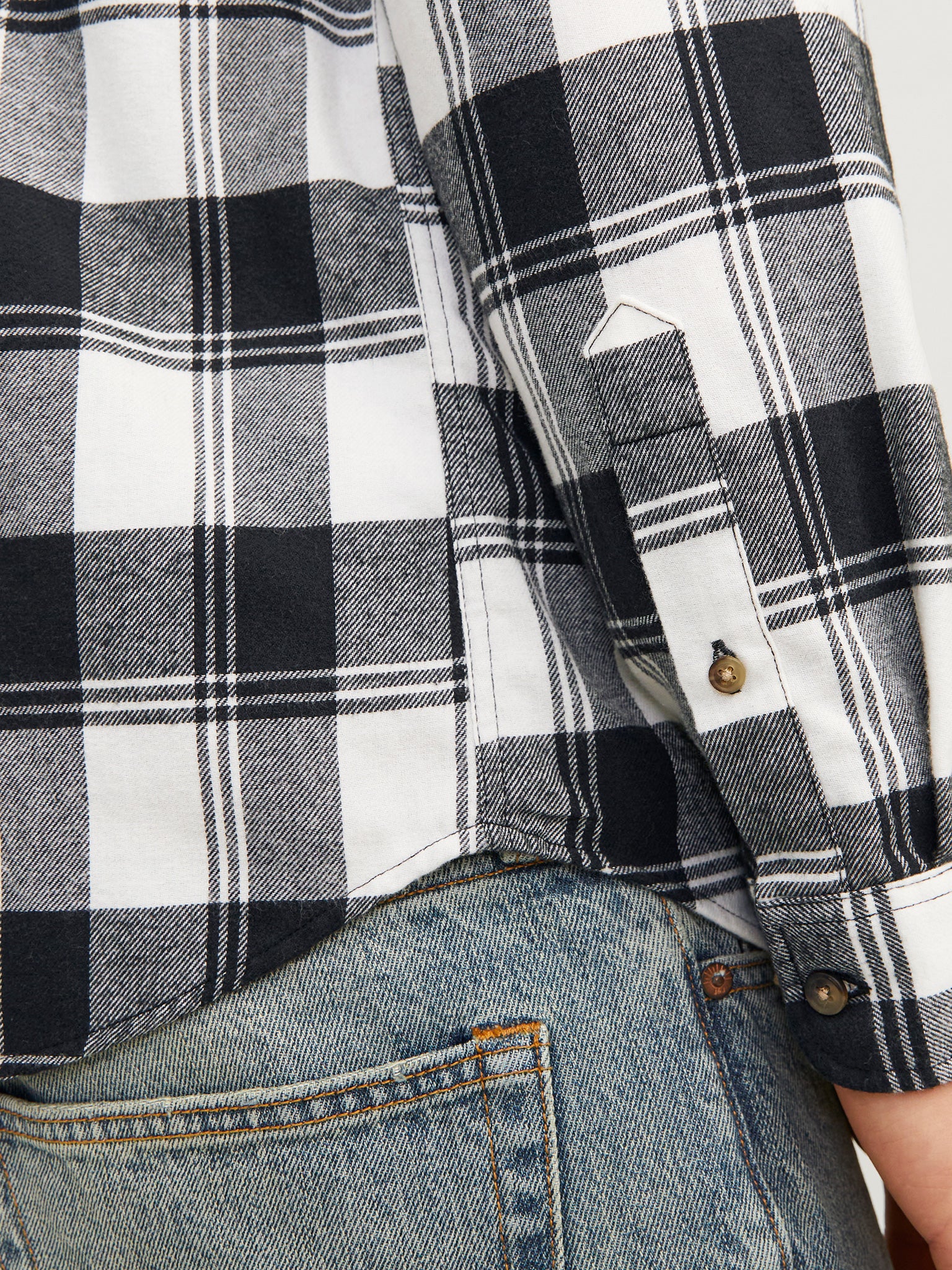 Ανδρικό πουκάμισο καρό JJJOSHUA FALL BUFFALO SHIRT LS 12258425 | 12258425