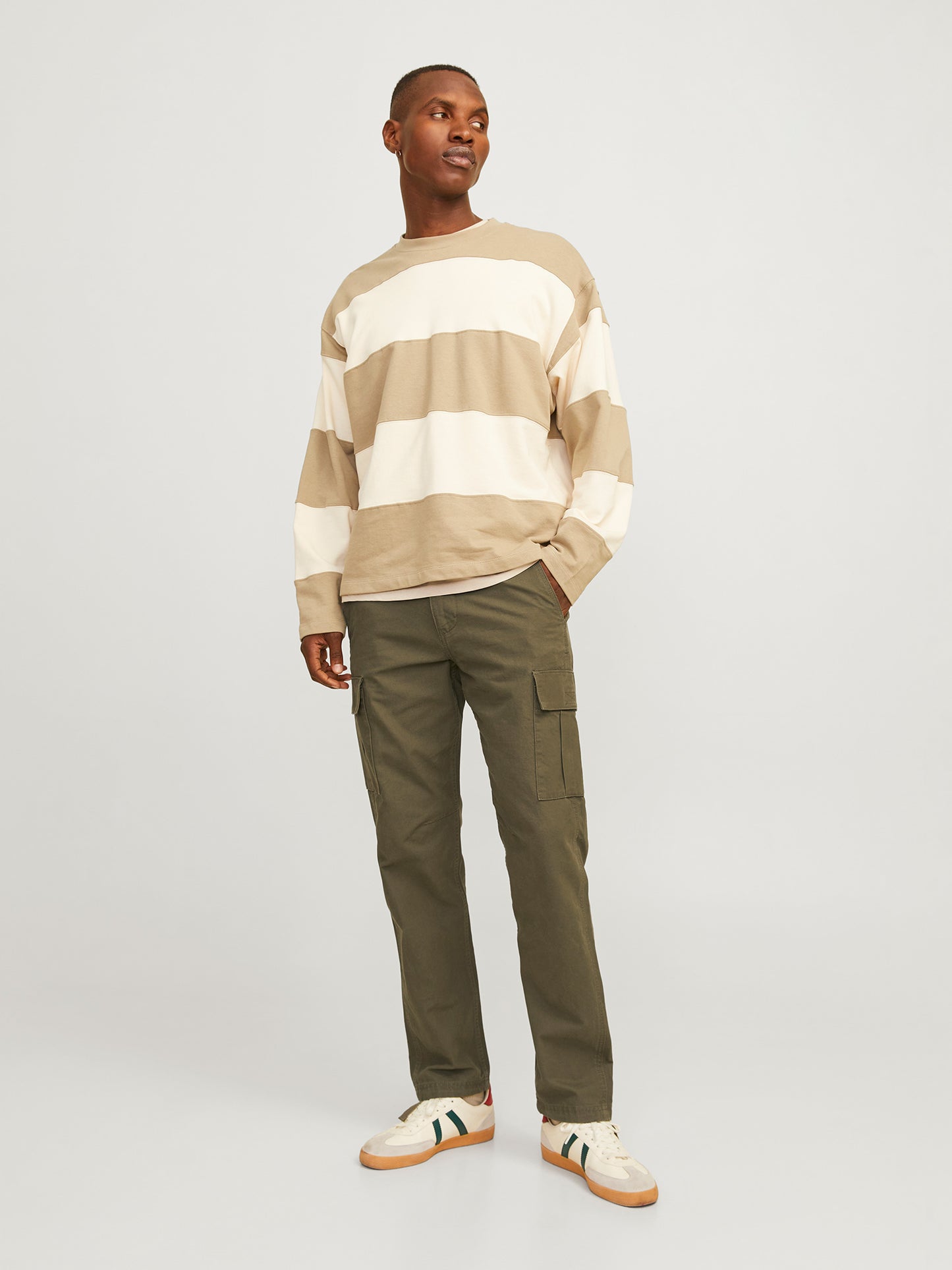 Ανδρικό παντελόνι cargo JPSTKANE BARKLEY CARGO PANT NOOS 12258150 | 12258150