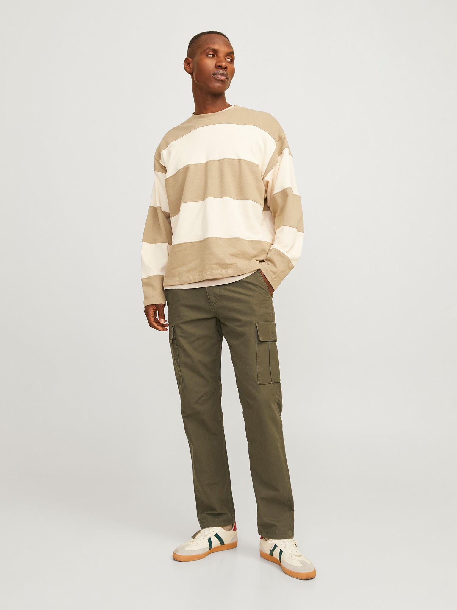 Ανδρικό παντελόνι cargo JPSTKANE BARKLEY CARGO PANT NOOS 12258150 | 12258150