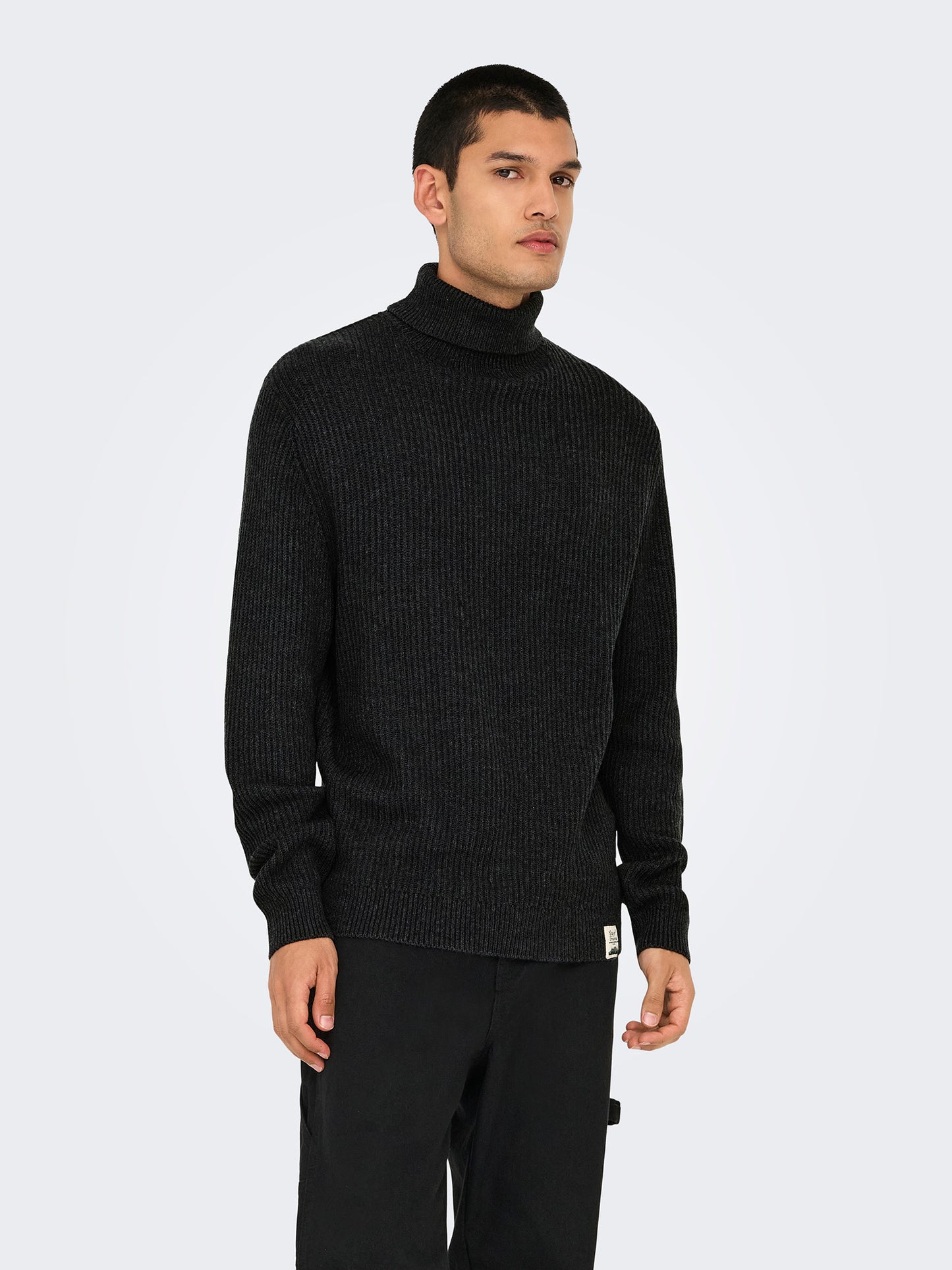 Ανδρική μπλούζα ζιβάγκο ONSFERGAL LIFE REG 7 RIB ROLL KNIT 22030312 | 22030312