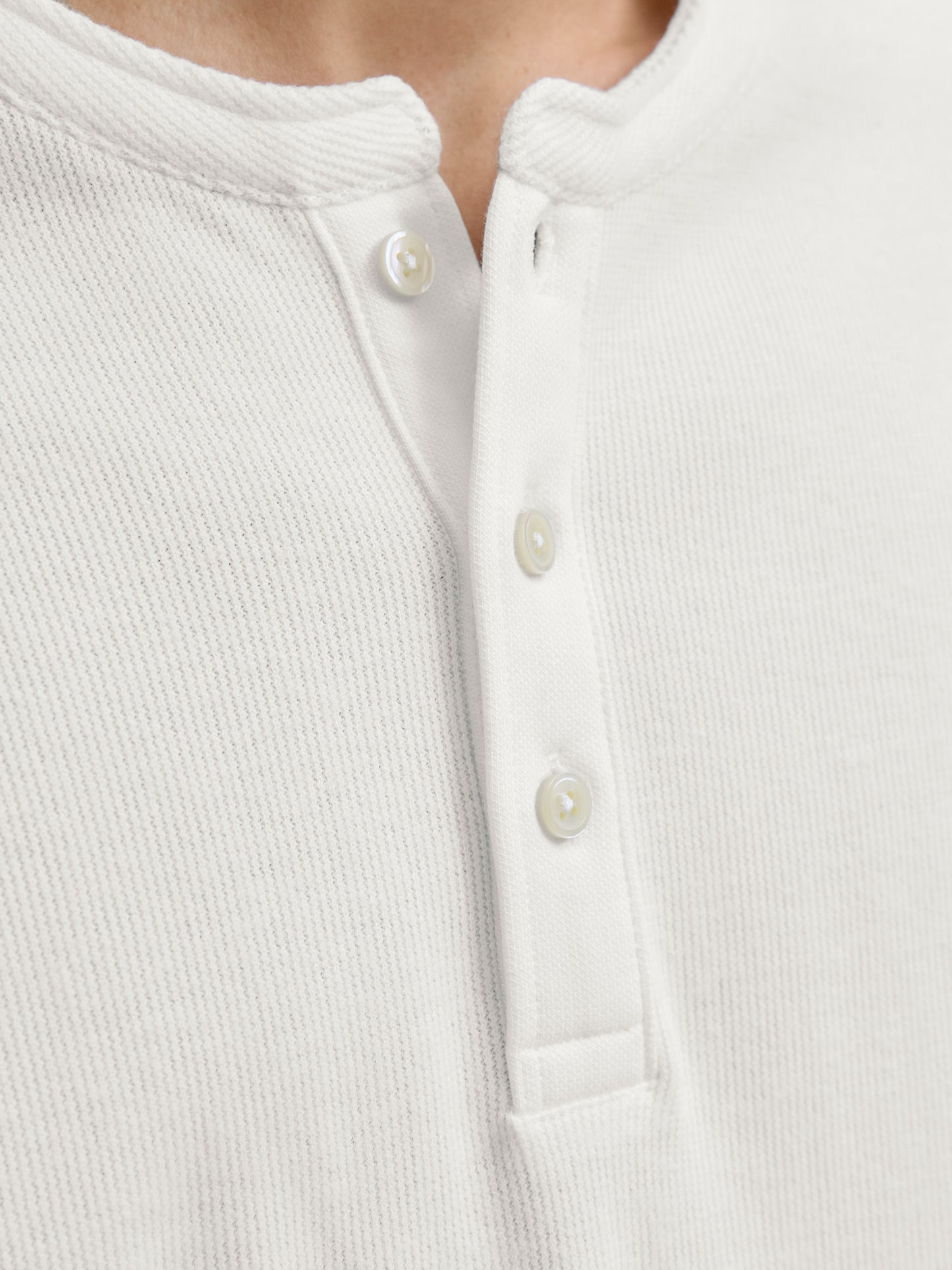 Ανδρική μπλούζα JPRBLUTYRELL LS HENLEY TEE 12266583 | 12266583