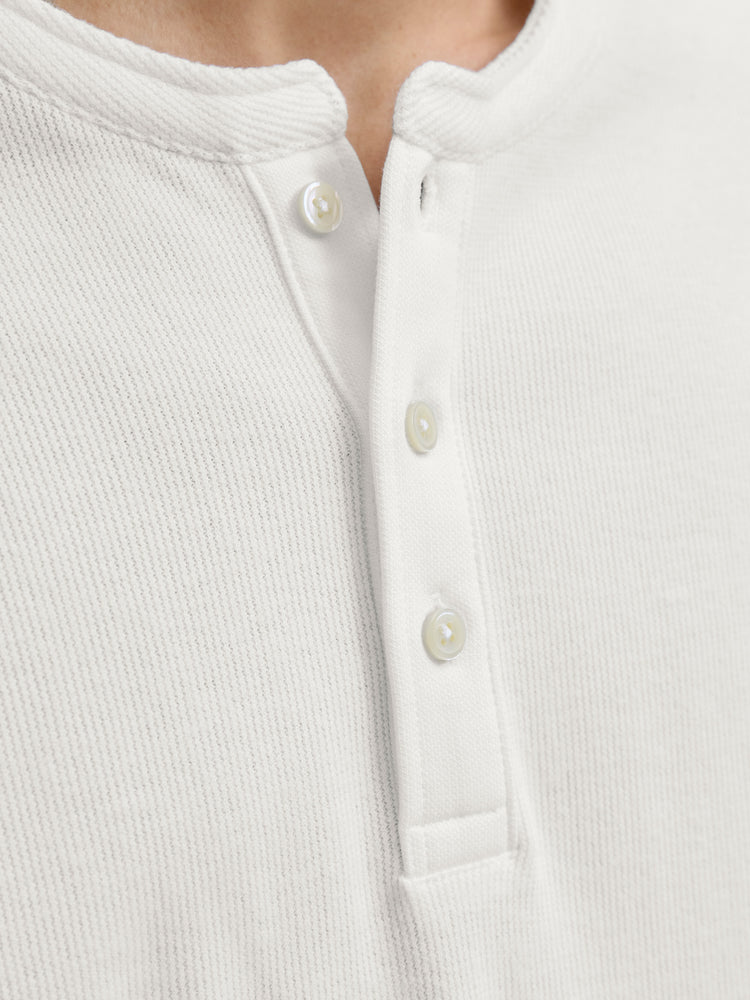 Ανδρική μπλούζα JPRBLUTYRELL LS HENLEY TEE 12266583 | 12266583