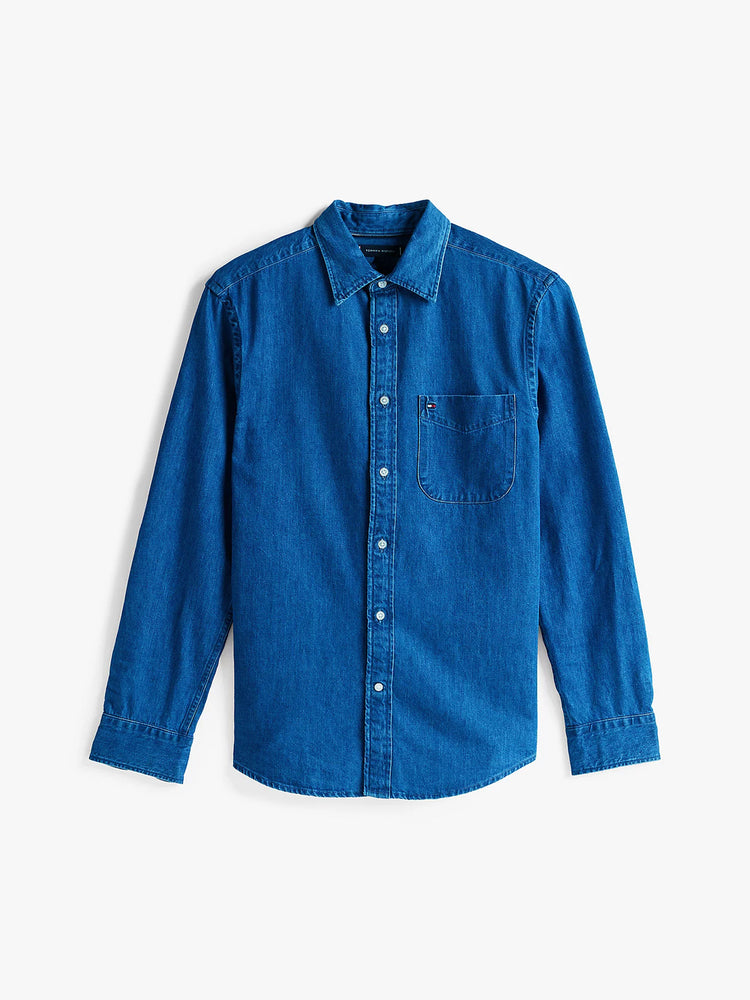 Ανδρικό πουκάμισο τζιν DENIM RF SHIRT MW0MW375811BJ | MW0MW375811BJ