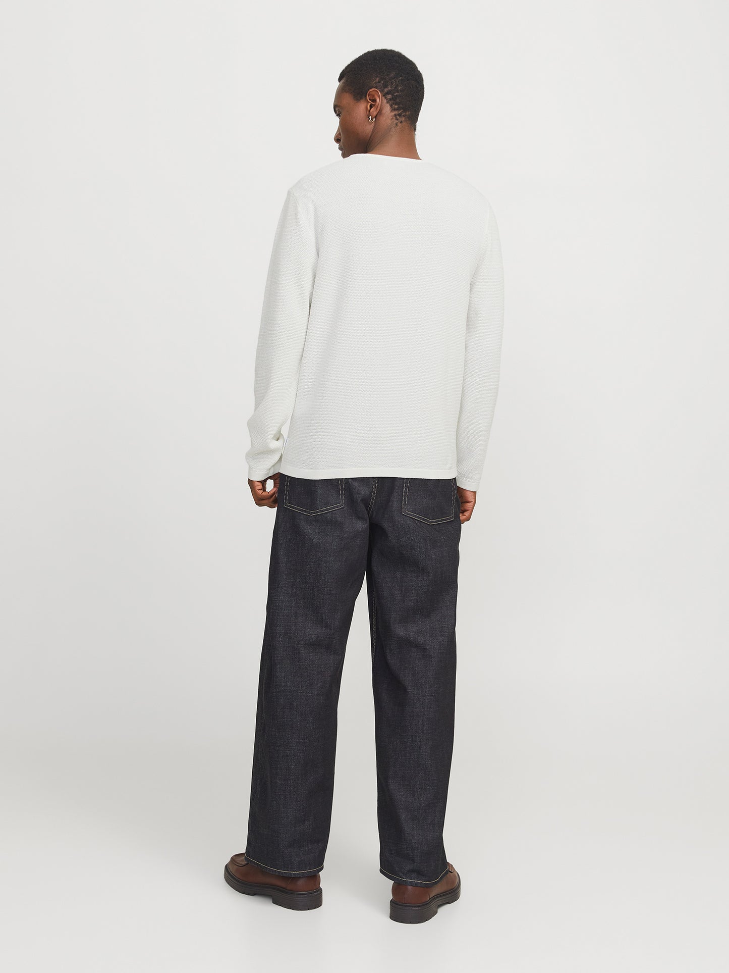 Ανδρική μπλούζα πλεκτή JJEGEORGE KNIT CREW NECK NOOS 12268279 | 12268279