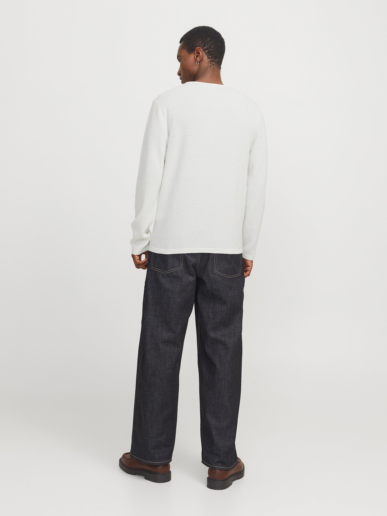 Ανδρική μπλούζα πλεκτή JJEGEORGE KNIT CREW NECK NOOS 12268279 | 12268279