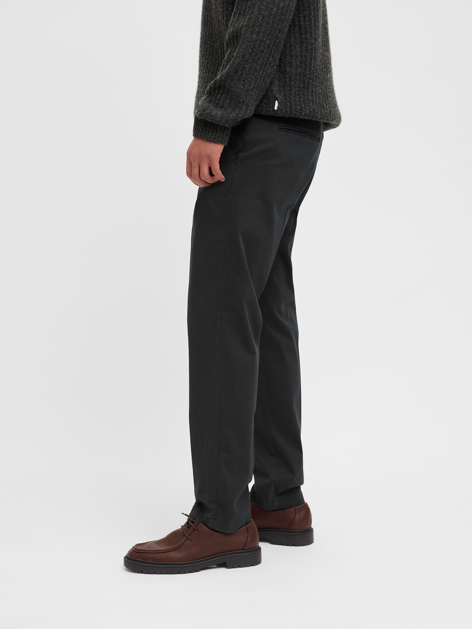 Ανδρικό παντελόνι με ζώνη JPSTOLLIE FRANCO CHINO W BELT 12269356 | 12269356
