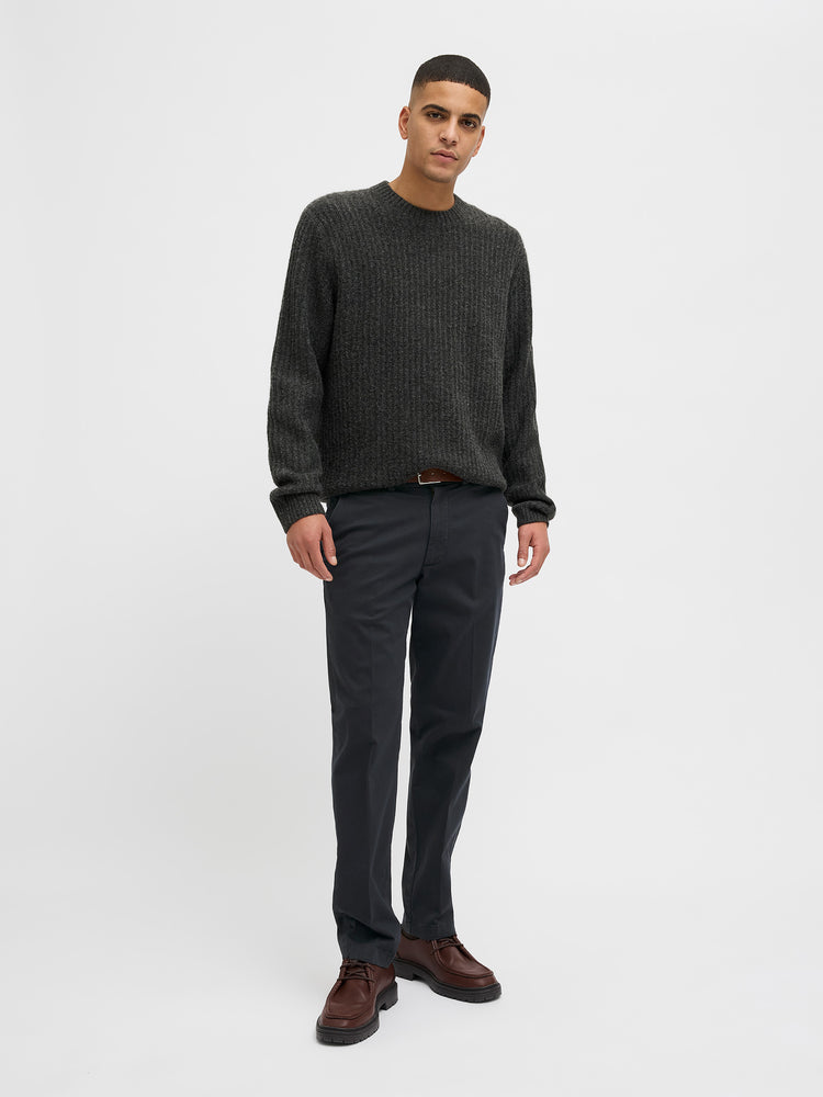 Ανδρικό παντελόνι με ζώνη JPSTOLLIE FRANCO CHINO W BELT 12269356 | 12269356