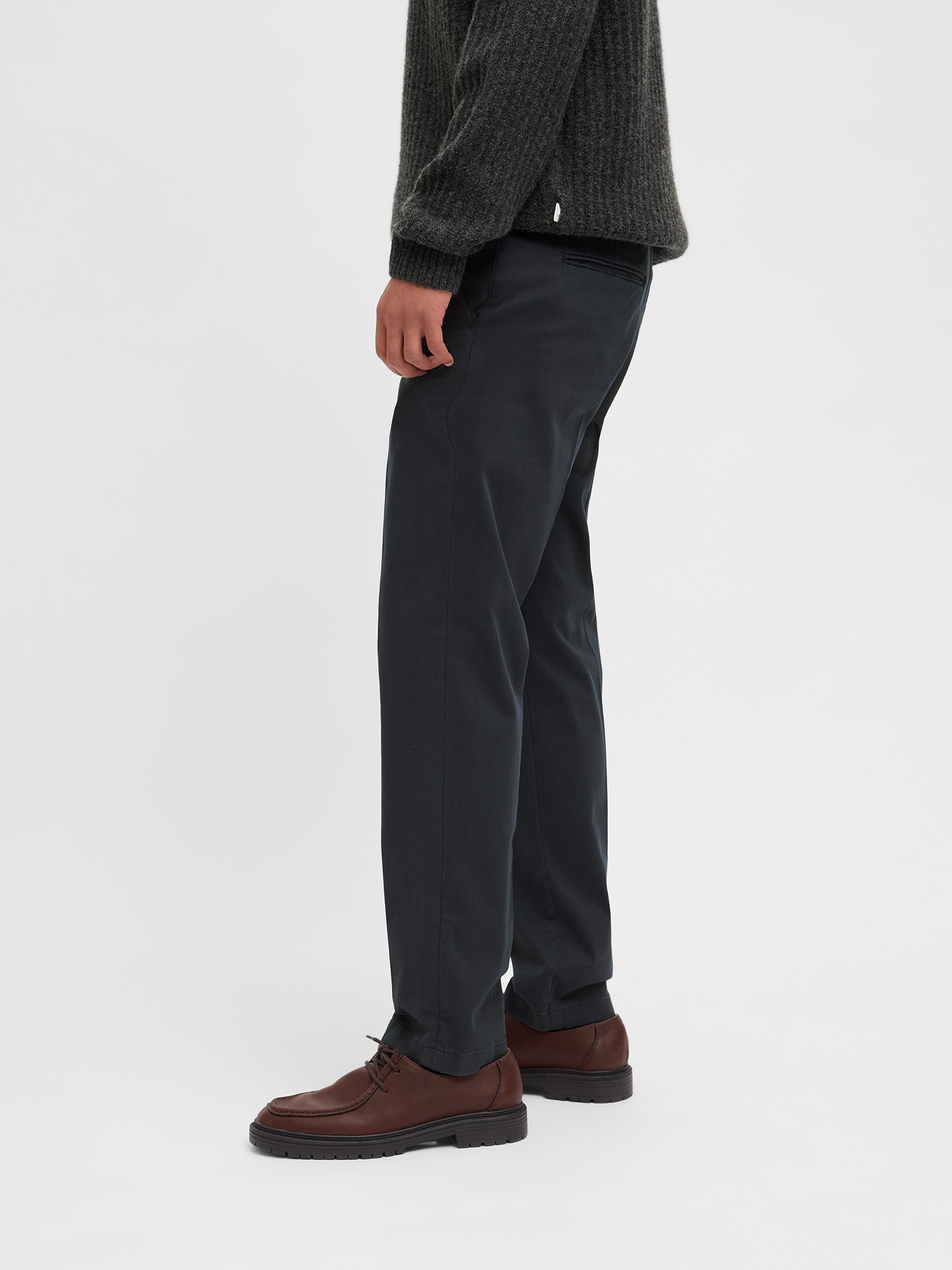 Ανδρικό παντελόνι με ζώνη JPSTOLLIE FRANCO CHINO W BELT 12269356 | 12269356