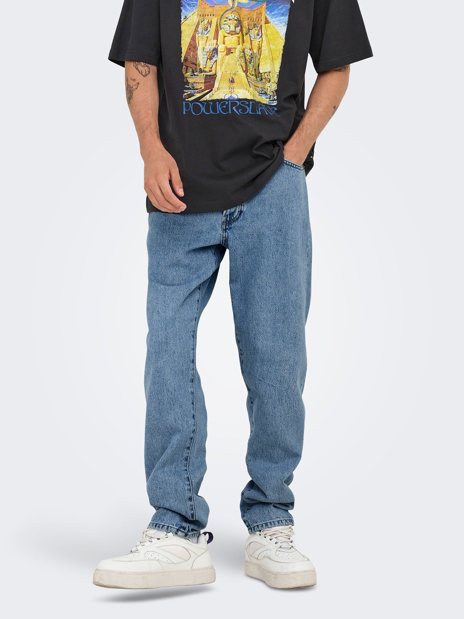 Ανδρικό παντελόνι τζιν ONSTYE LOOSE TAPE. LB 8836 AZG DNM NOOS 22028836 | 22028836