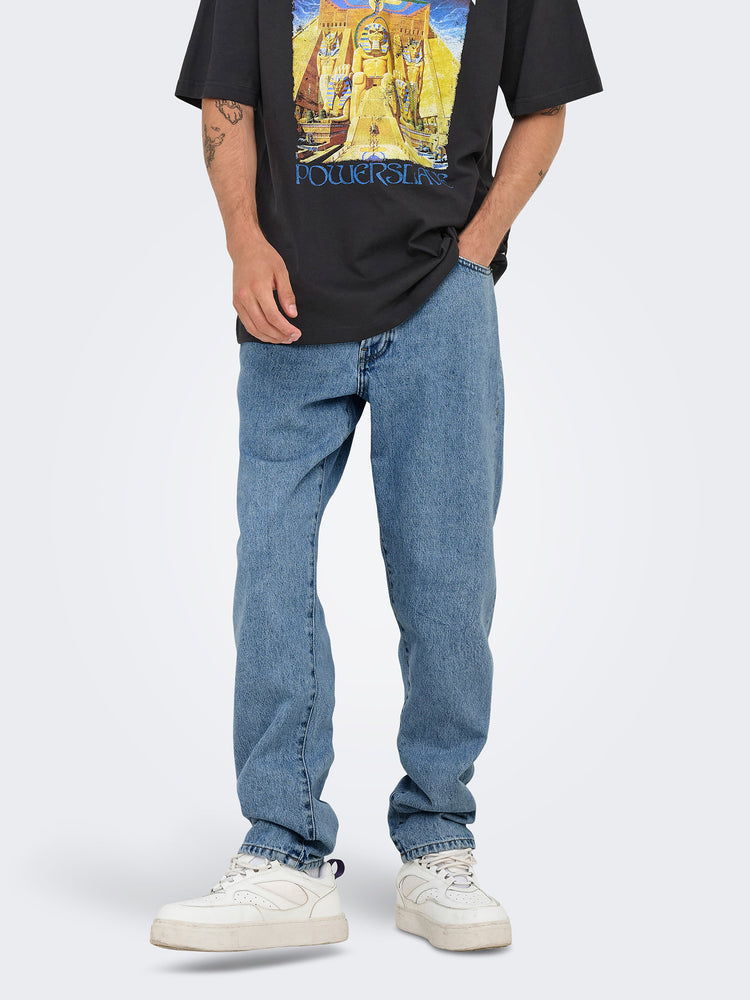 Ανδρικό παντελόνι τζιν ONSTYE LOOSE TAPE. LB 8836 AZG DNM NOOS 22028836 | 22028836