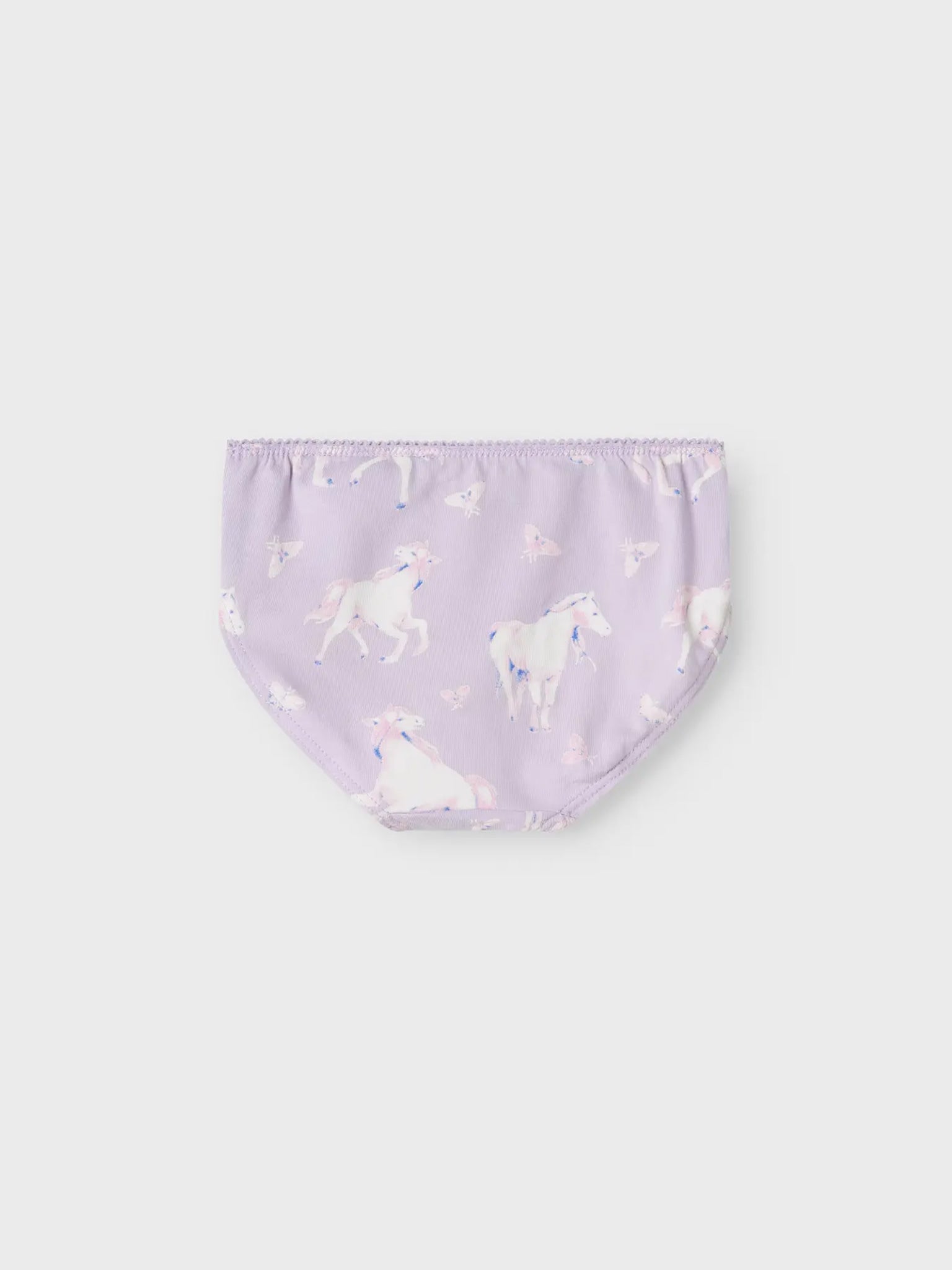 Παιδικά σετ 3 βρακάκια NMFBRIEFS 3P PASTEL LILAC HORSE NOOS 13232982 | 13232982