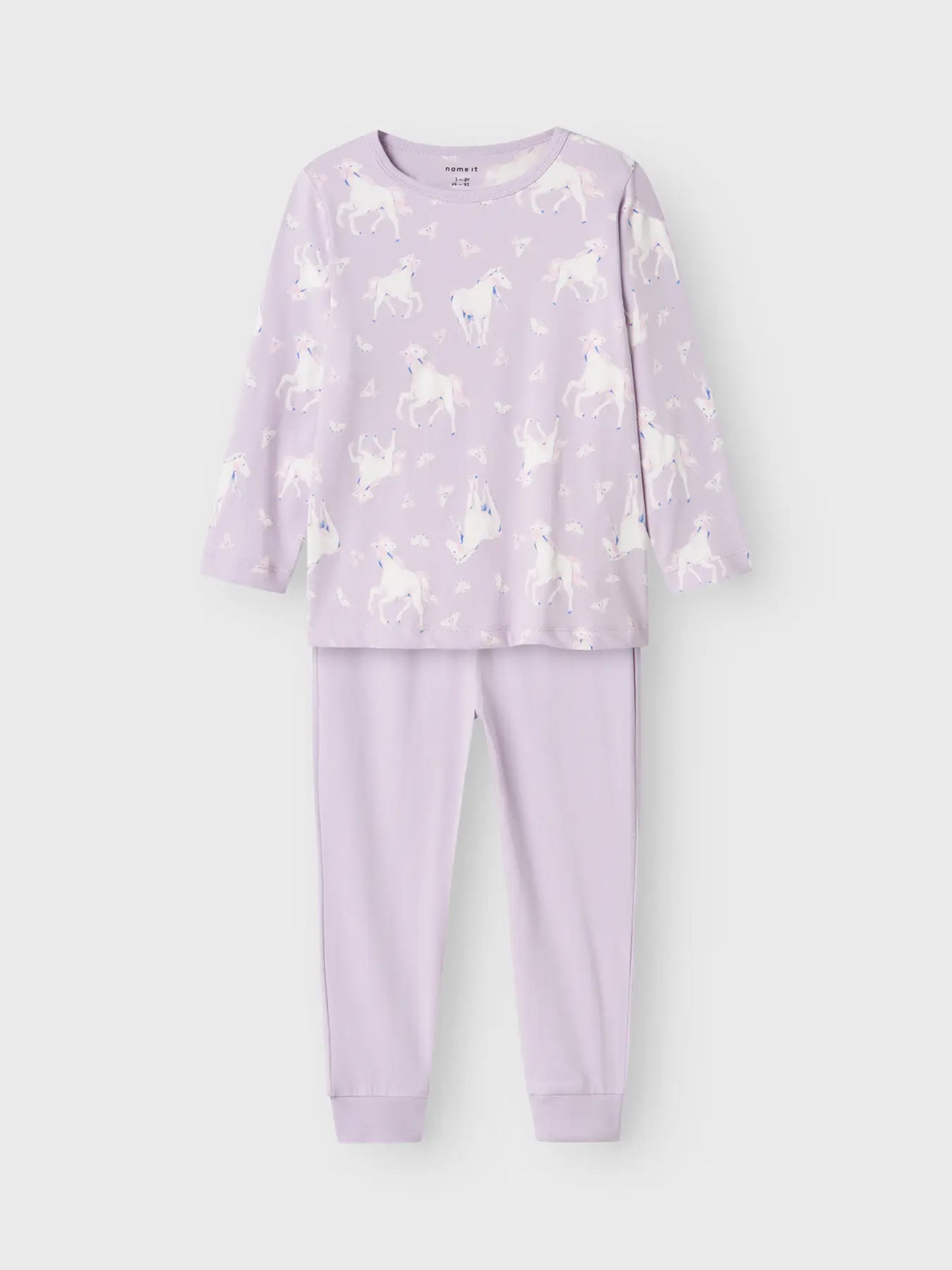 Παιδική πιτζάμα NMFNIGHTSET PASTEL LILAC HORSE NOOS 13237459 | 13237459
