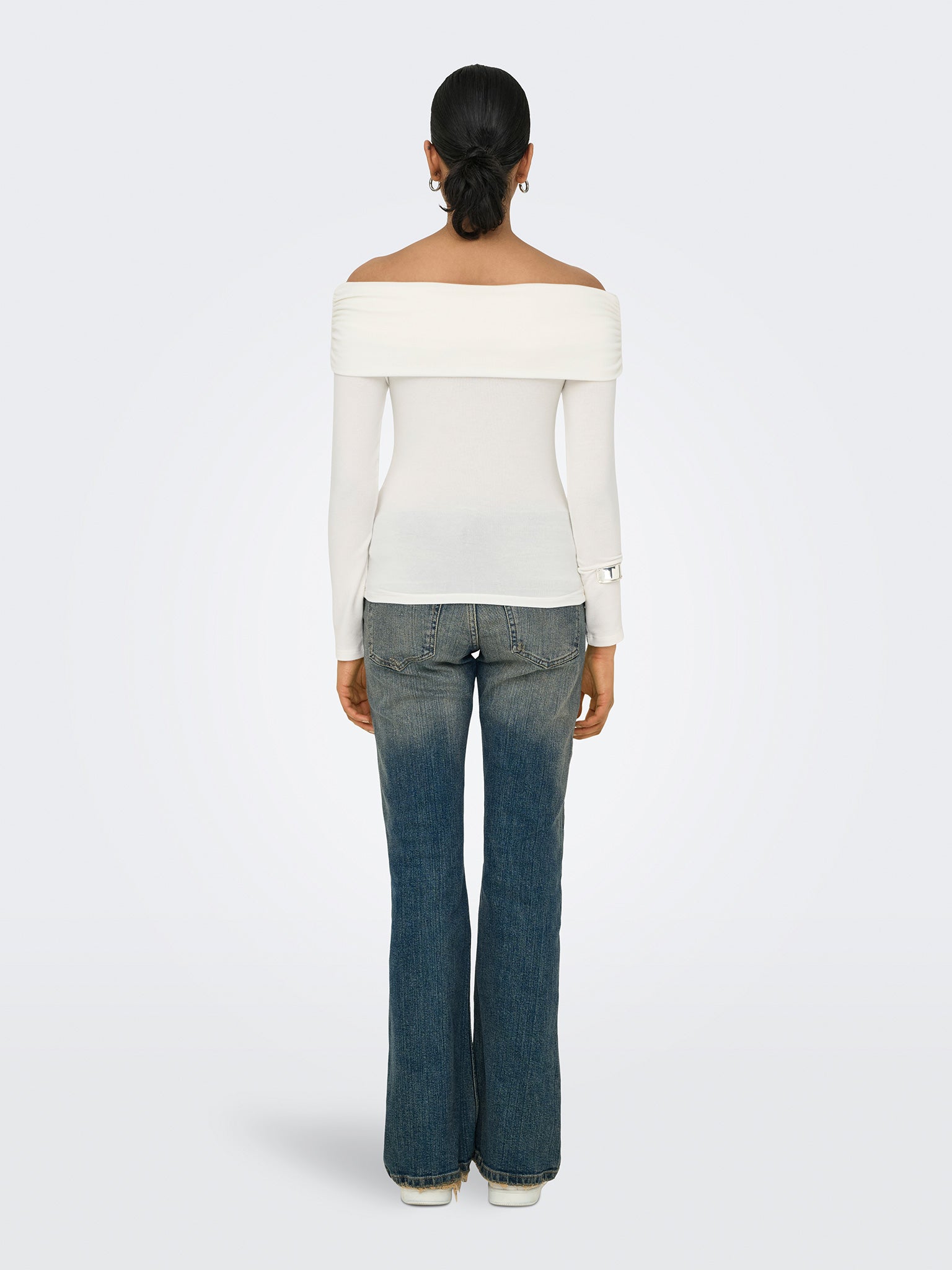 Γυναικεία μπλούζα έξωμη ONLGLAMOUR L/S OFF SHOULDER TOP CC JRS 15339759 | 15339759