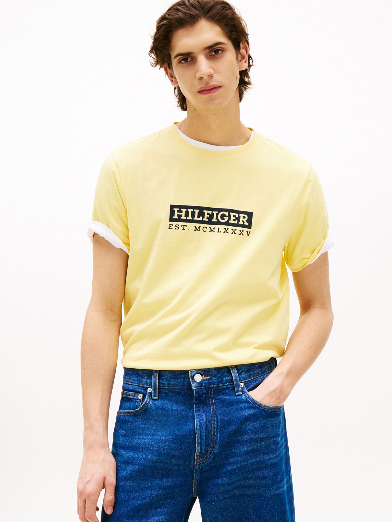 Ανδρικό t-shirt COLOUR TO COLOUR GRAPHIC TEE MW0MW39149ZF0 | MW0MW39149ZF0