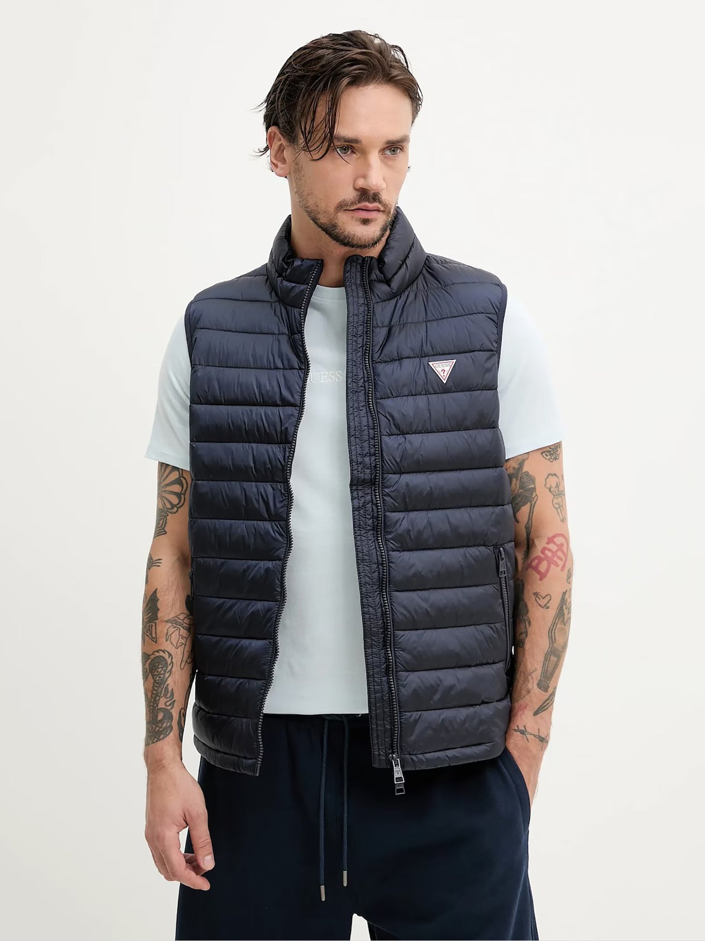 Ανδρικό γιλέκο hooded puffer M5RN55WHAB2A71W | M5RN55WHAB2A71W