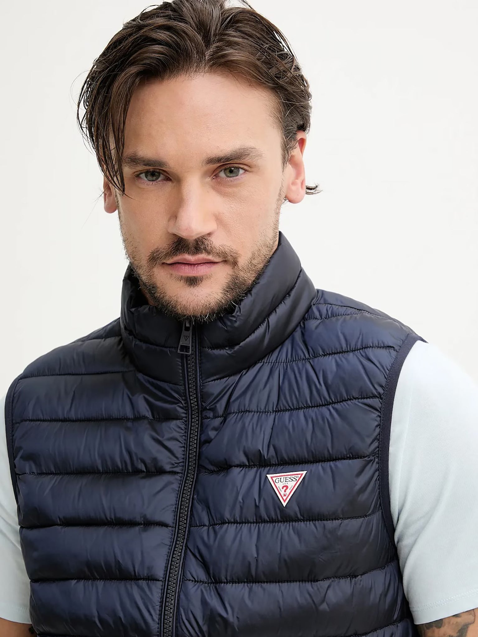 Ανδρικό γιλέκο hooded puffer M5RN55WHAB2A71W | M5RN55WHAB2A71W