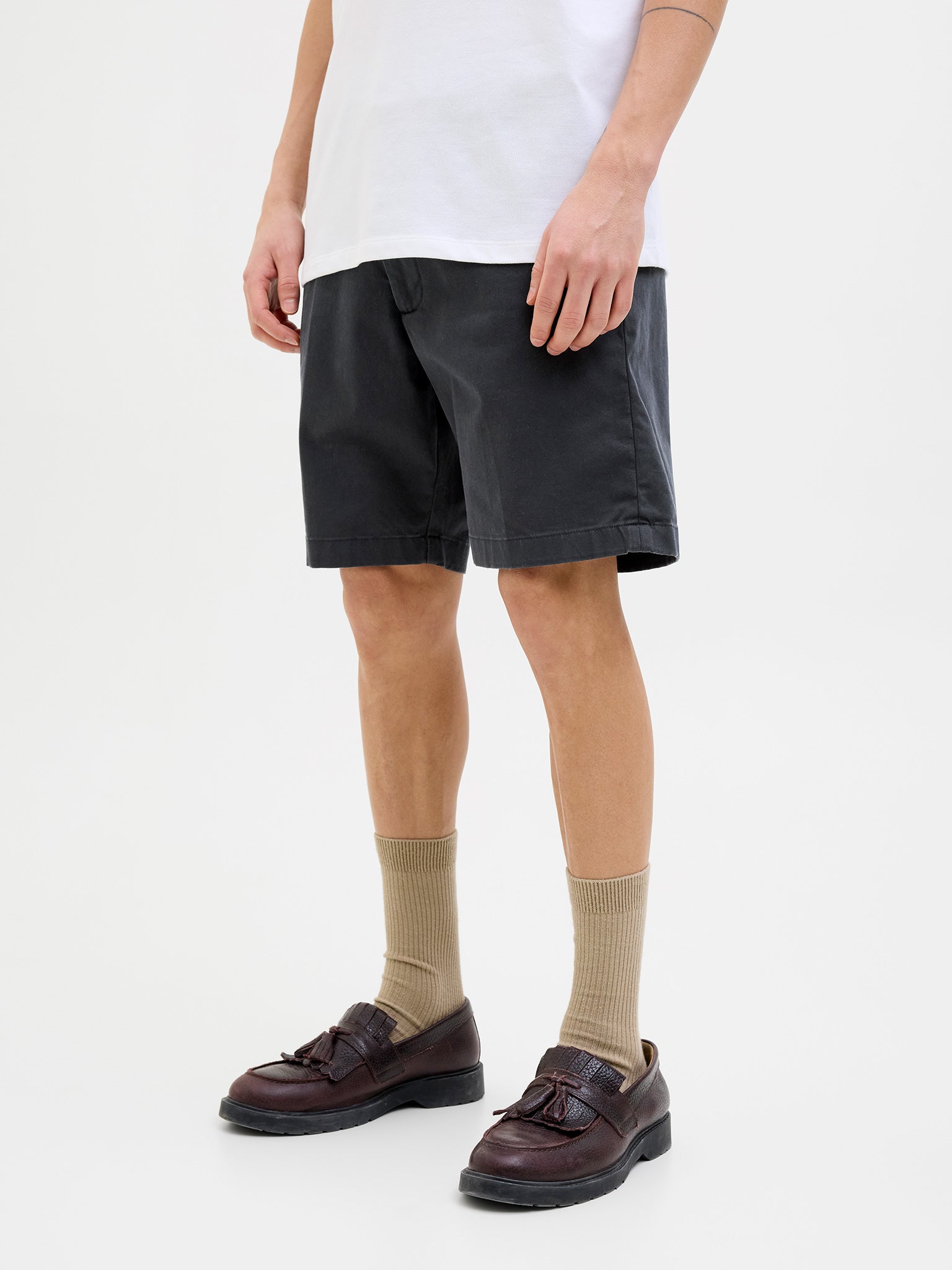 Ανδρική βερμούδα με ζώνη JPSTMARCO FRANCO CHINO SHORTS W BELT 12269368 | 12269368