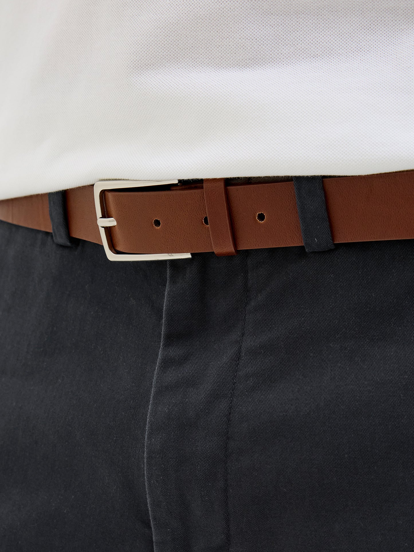 Ανδρική βερμούδα με ζώνη JPSTMARCO FRANCO CHINO SHORTS W BELT 12269368 | 12269368