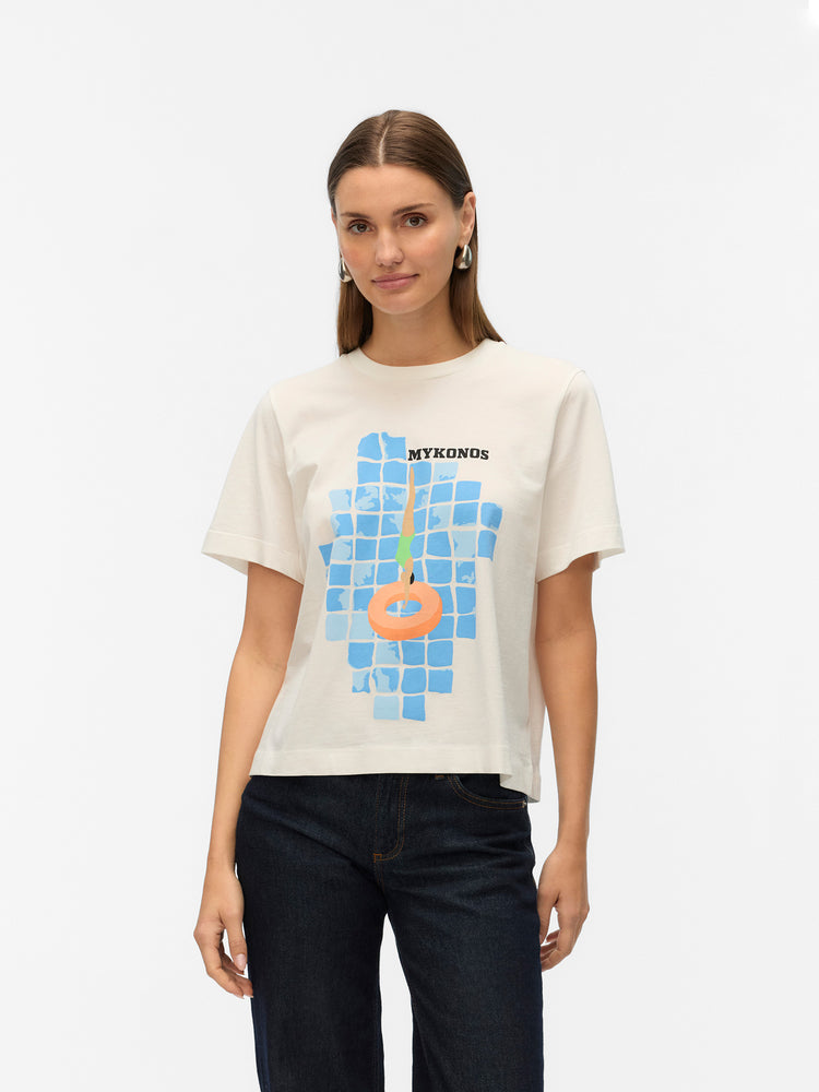 Γυναικείο t-shirt mykonos VMBETA METTE SS TOP BOX JRS 10329464 | 10329464