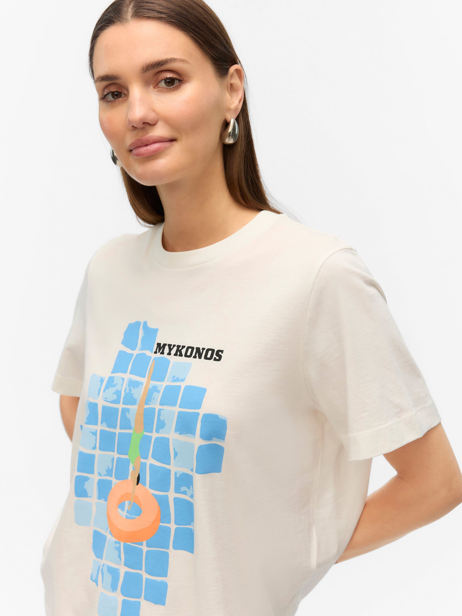 Γυναικείο t-shirt mykonos VMBETA METTE SS TOP BOX JRS 10329464 | 10329464