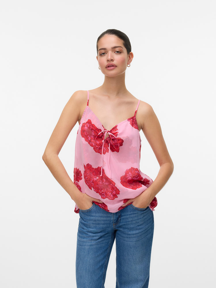 Γυναικείο top φλοράλ VMTHILDA TEORA SL SINGLET WVN 10327960 | 10327960