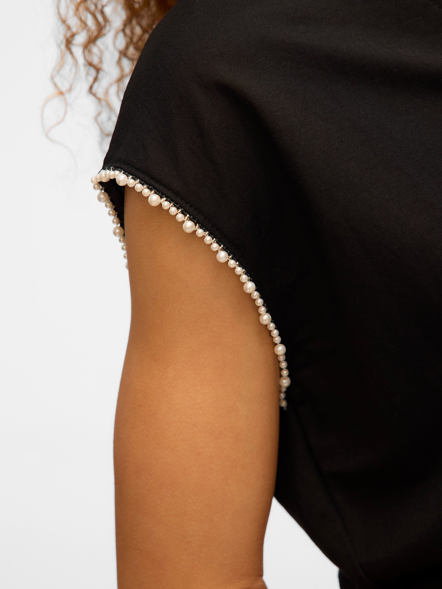 Γυναικεία μπλούζα VMVIPS SS AVA V-NECK TOP JRS 10327099 | 10327099